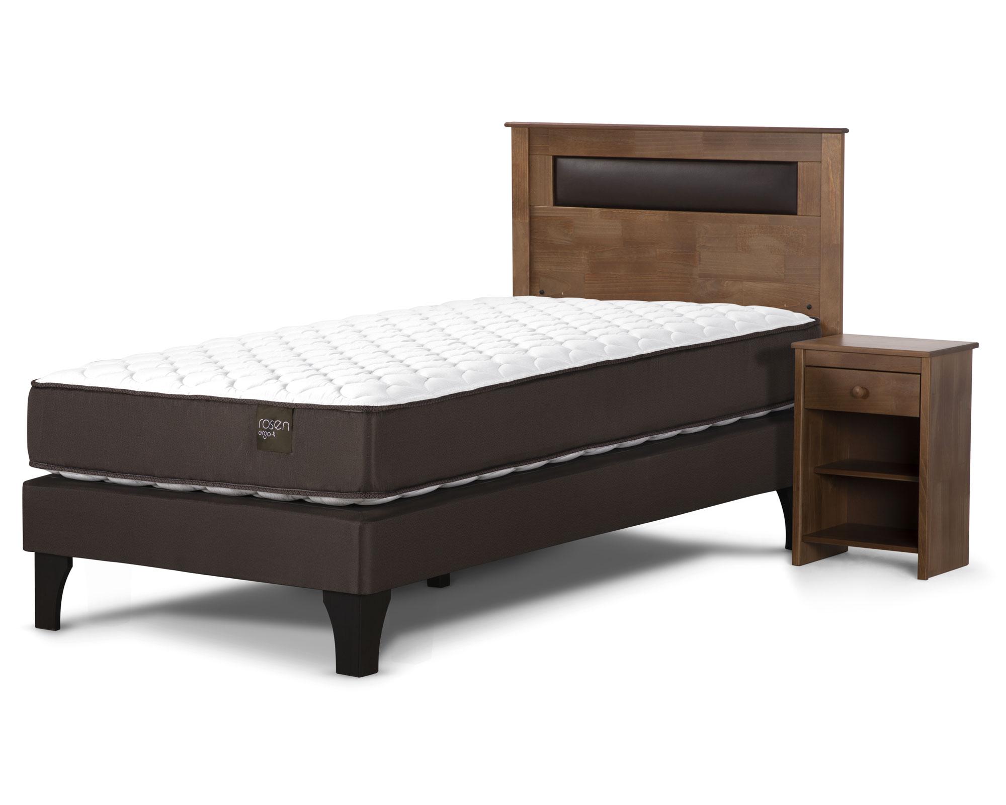 Cama europea 1 plaza Ergo T + set Ferrara Rosen-1