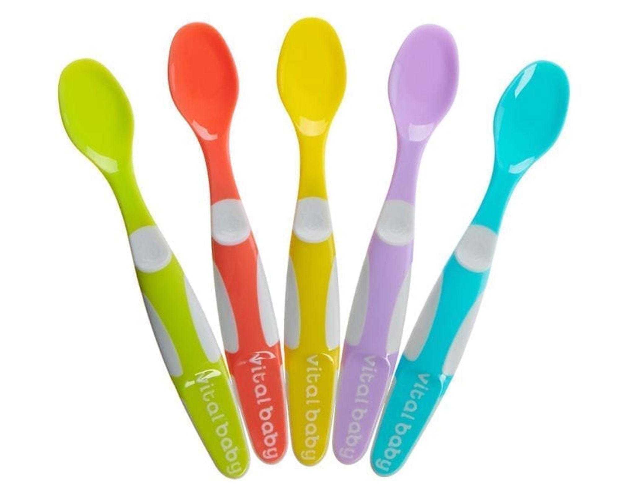 Cuchara para destete 5 unidades Vital Baby-0