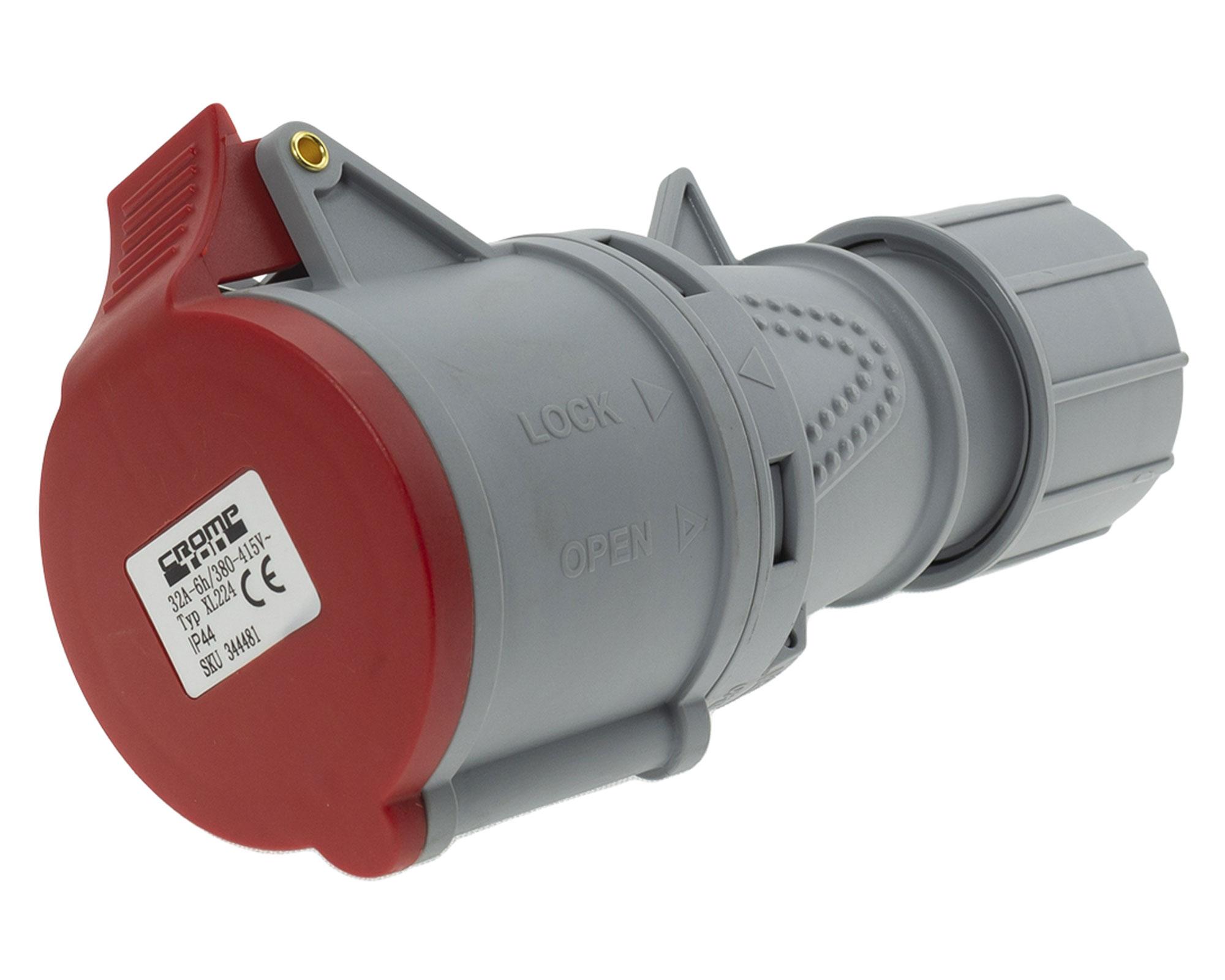 Enchufe hembra volante 32A 3P+T Crompton-1