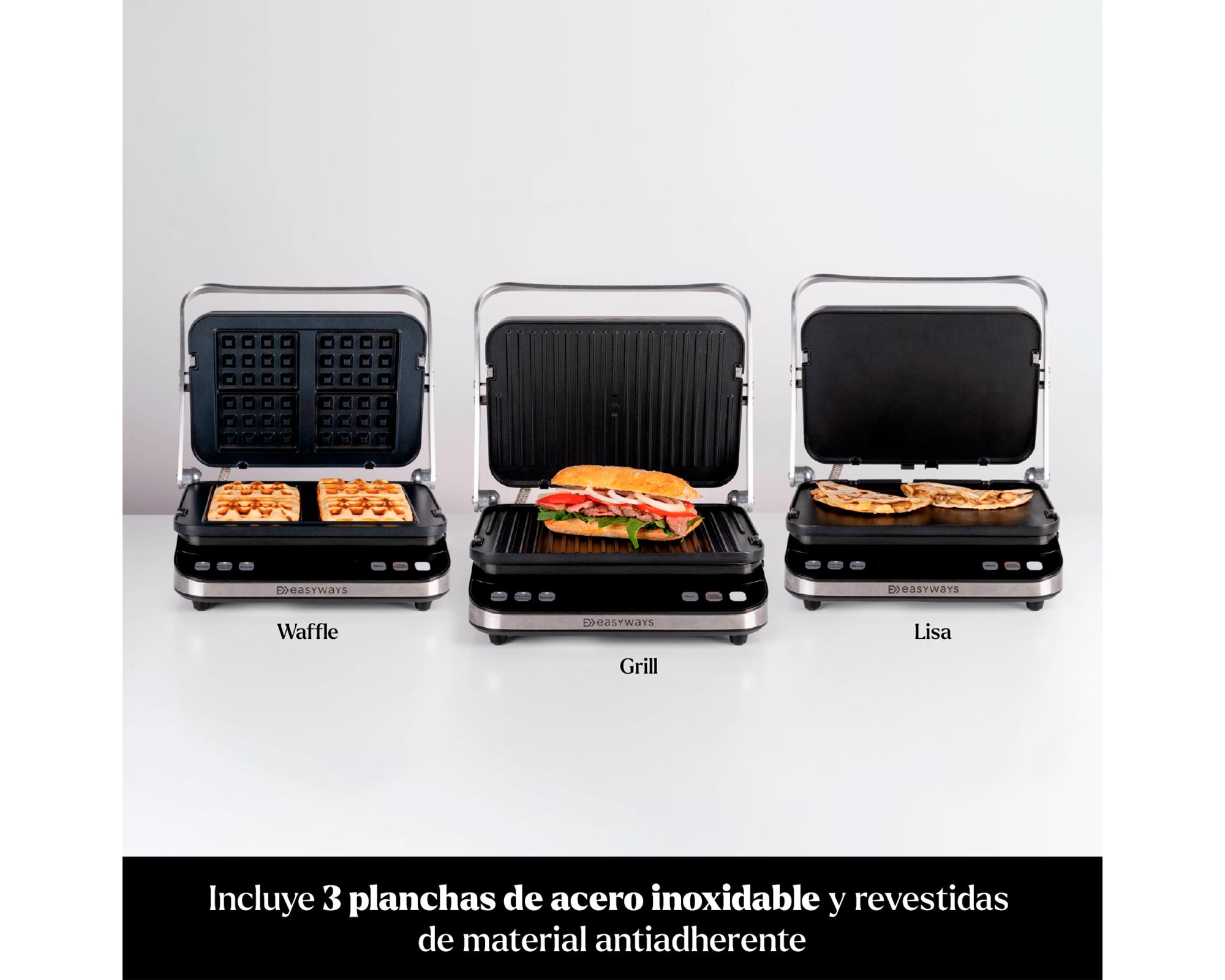 Plancha Let's Grill 3 en 1-5