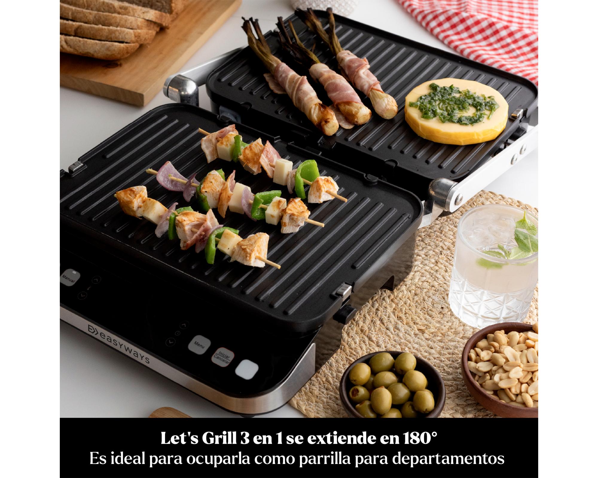 Plancha Let's Grill 3 en 1-4