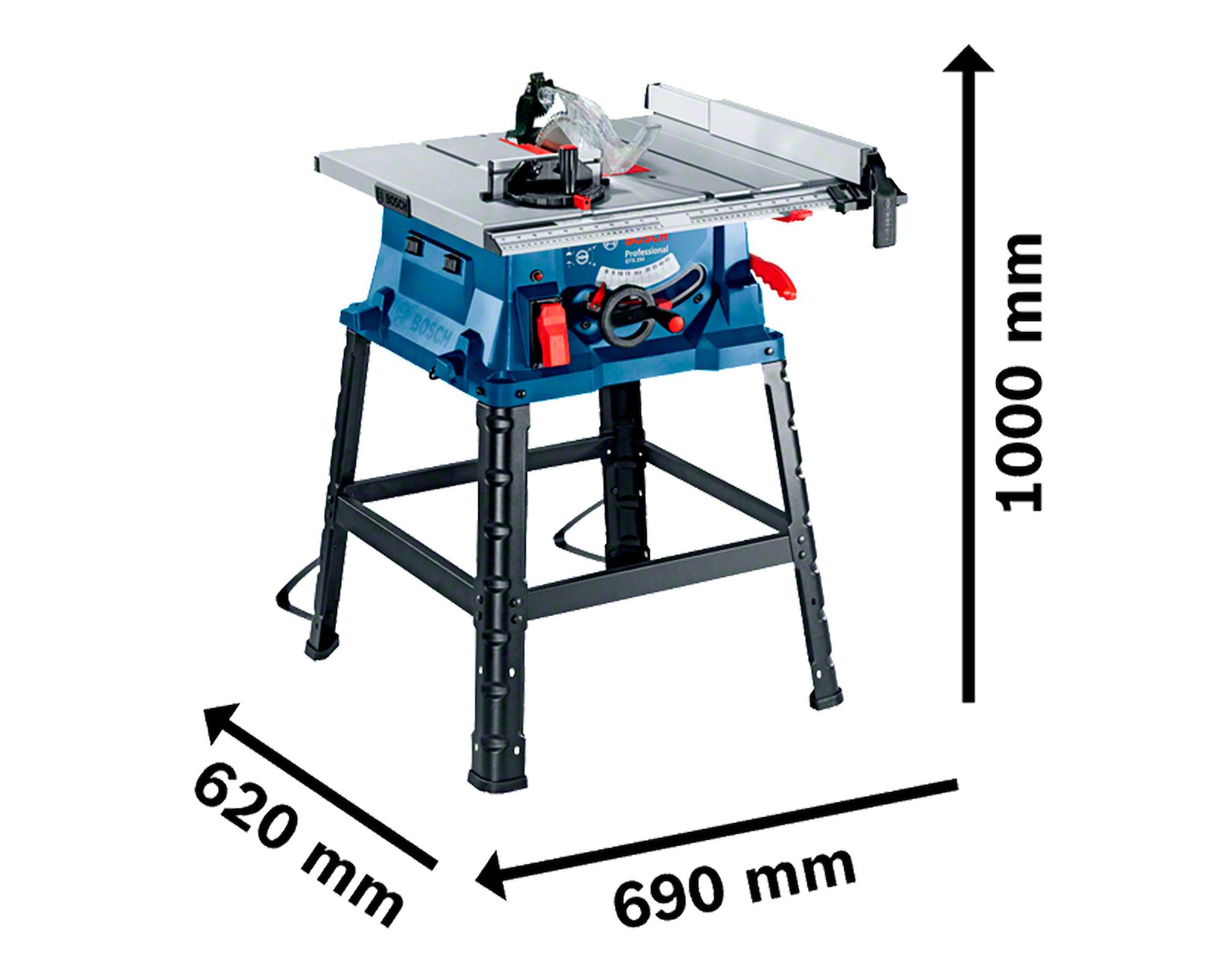 Sierra de mesa 1800W GTS 254 Bosch-5