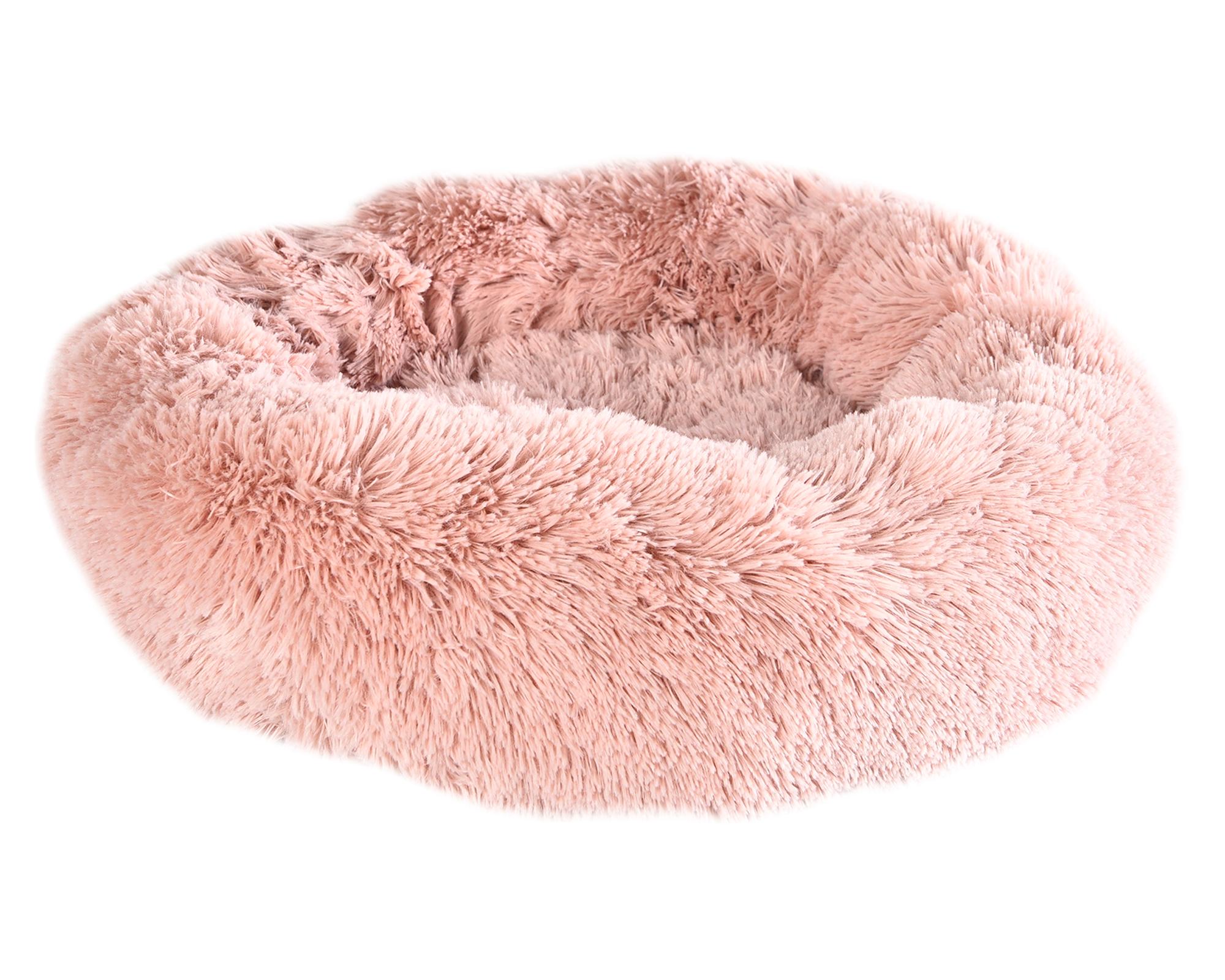Cama mascota M Cozy rosa-0