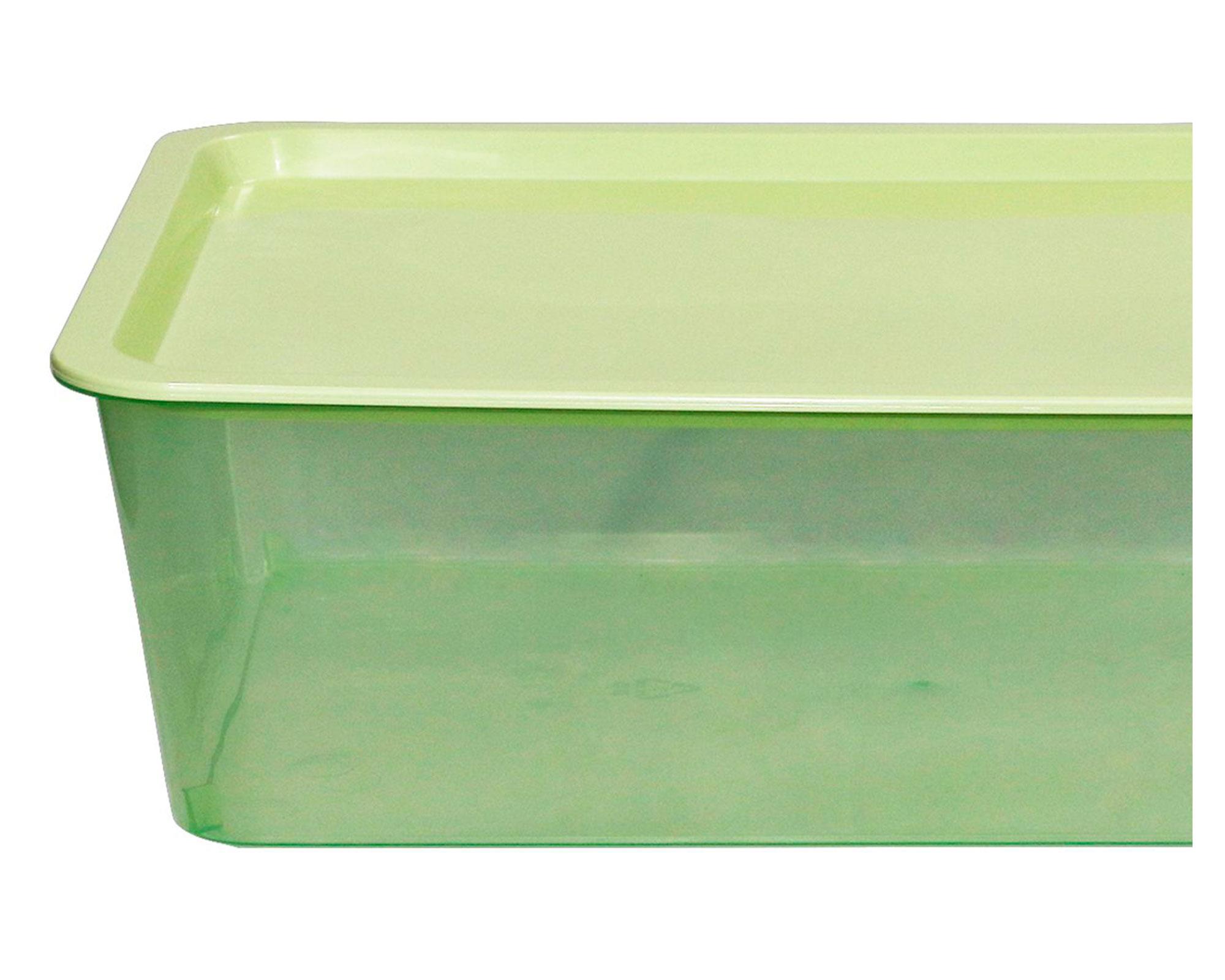 Caja organizadora 13 litros salvia Cotidiana-1