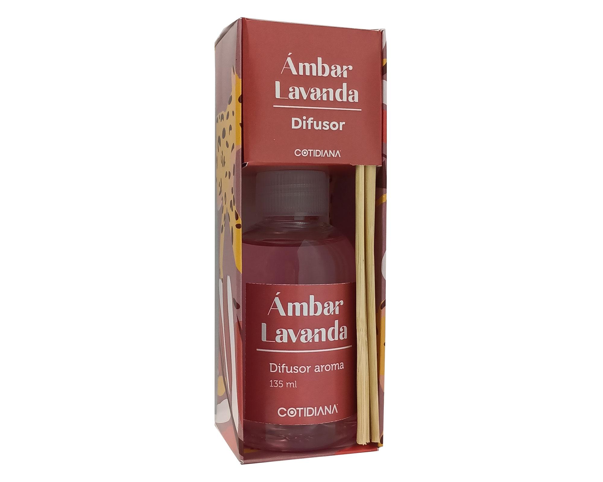 Difusor 135 ml Ámbar Lavanda Cotidiana-0
