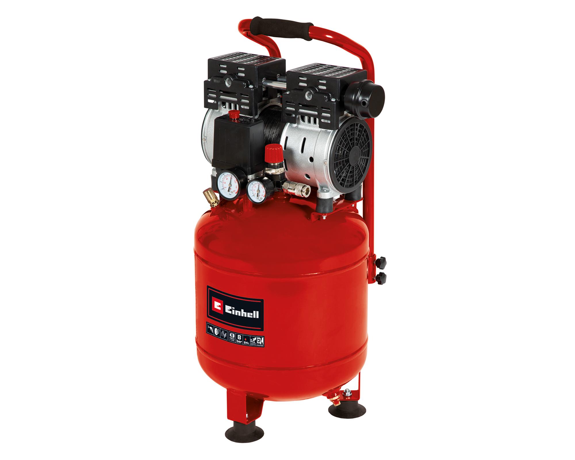 Compresor de aire silencioso 750W TE-AC 24 Silent-0