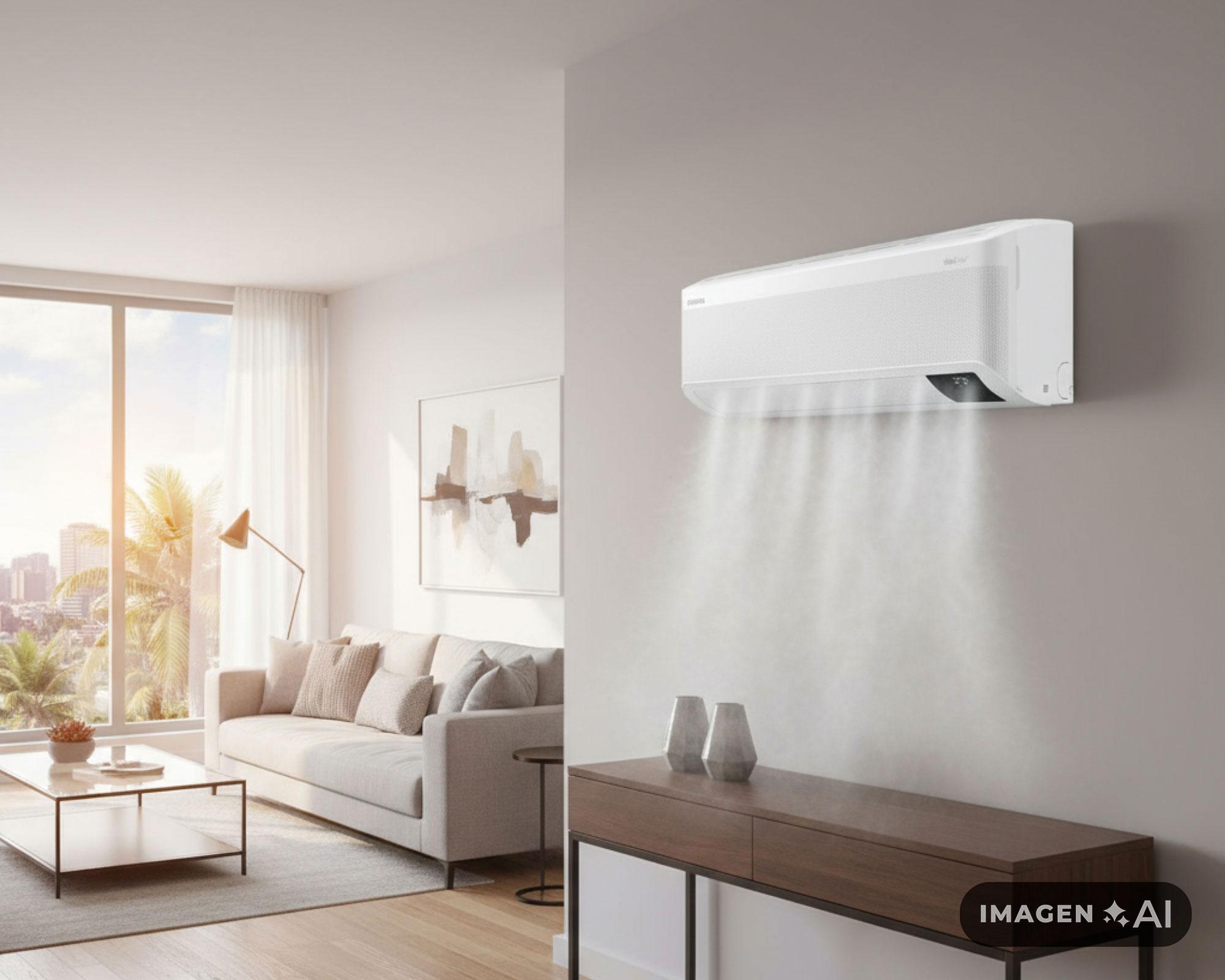 Aire Acondicionado Split Inverter 12000 BTU WIFI WINDFREE Samsung AR12BSEAMWK/ZS-6