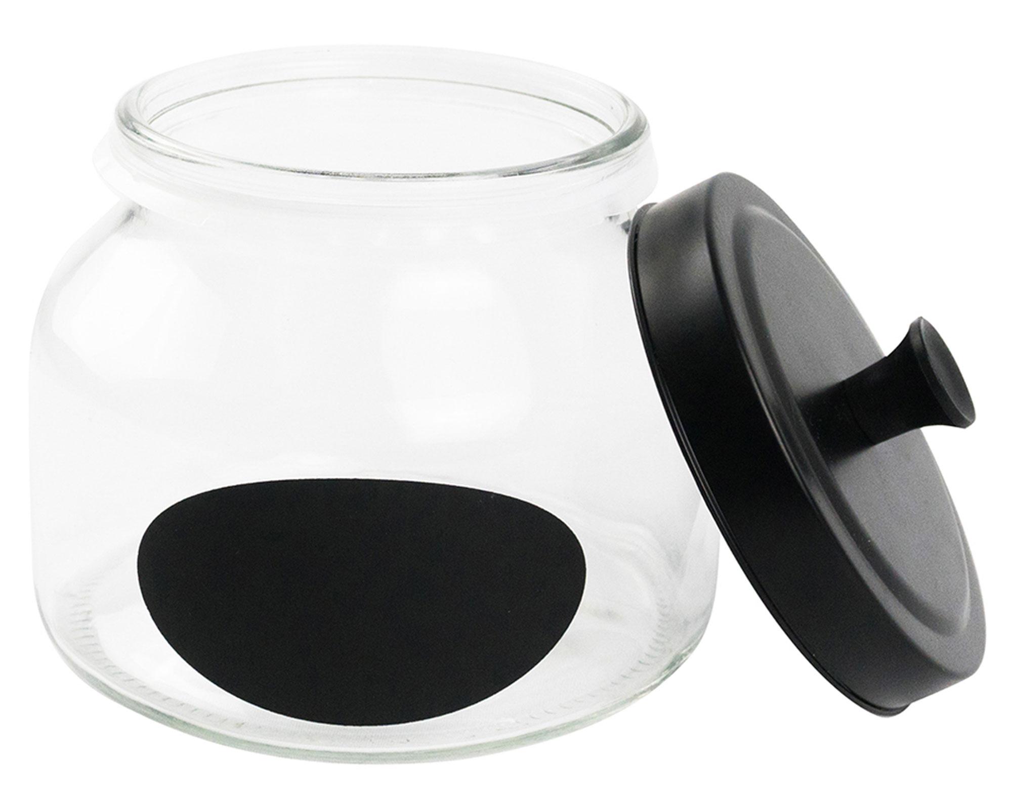 Frasco 16 cm Black Diam Deco Express-0