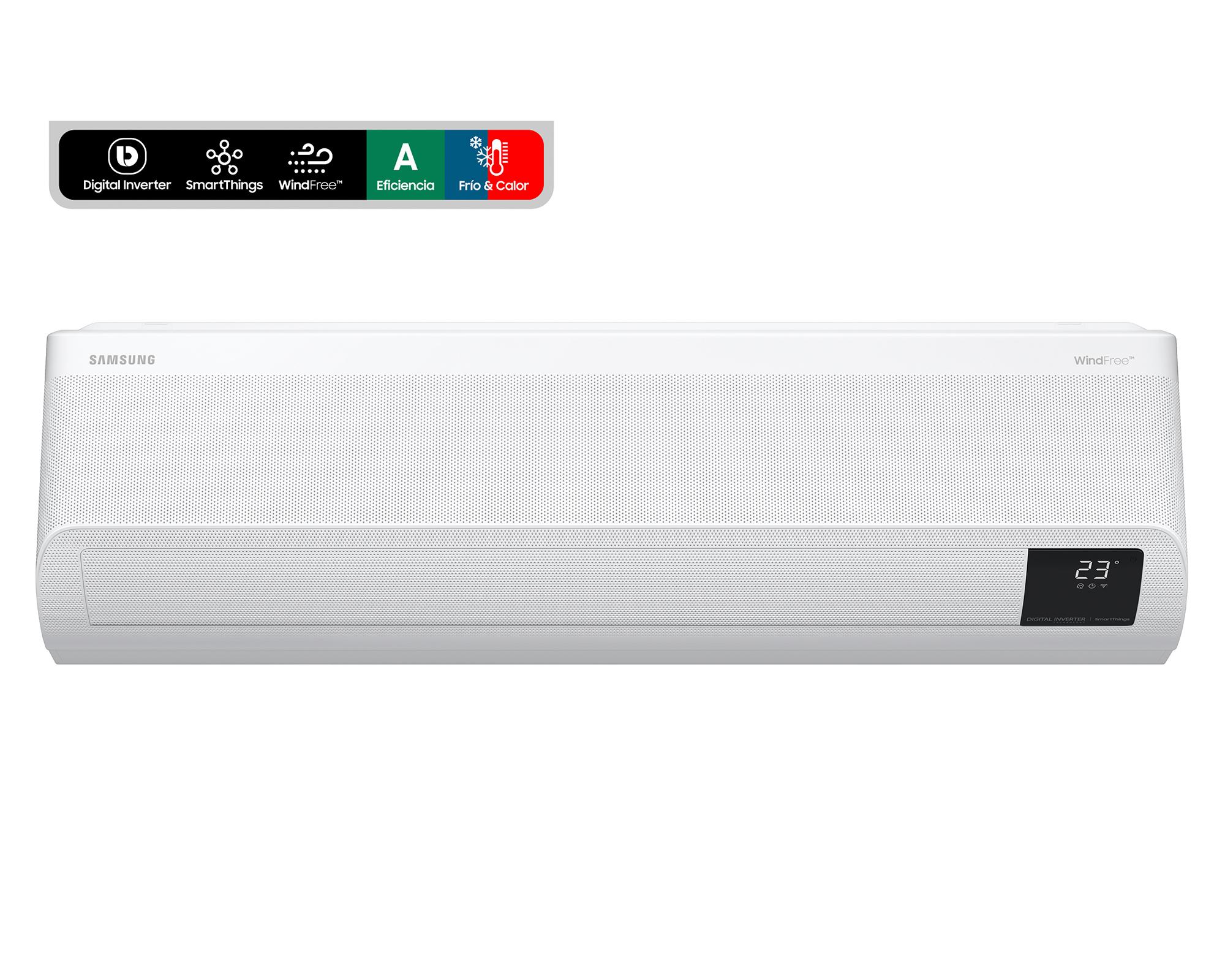 Aire Acondicionado Split Inverter 24000 BTU WIFI WINDFREE Samsung AR24BSEAMWK/ZS-0