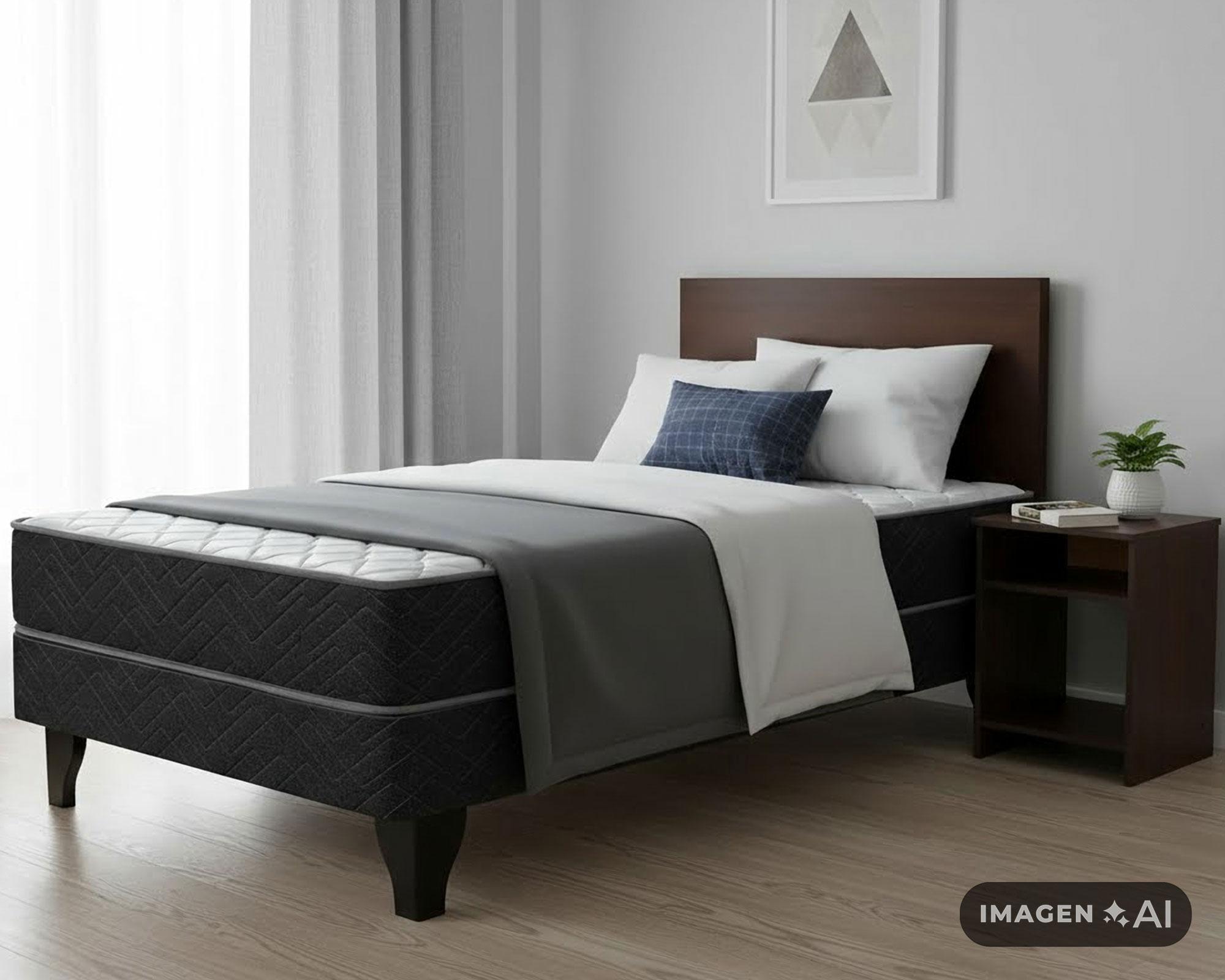 Cama europea 1.5 plazas Aura + Set Cádiz Celta-4