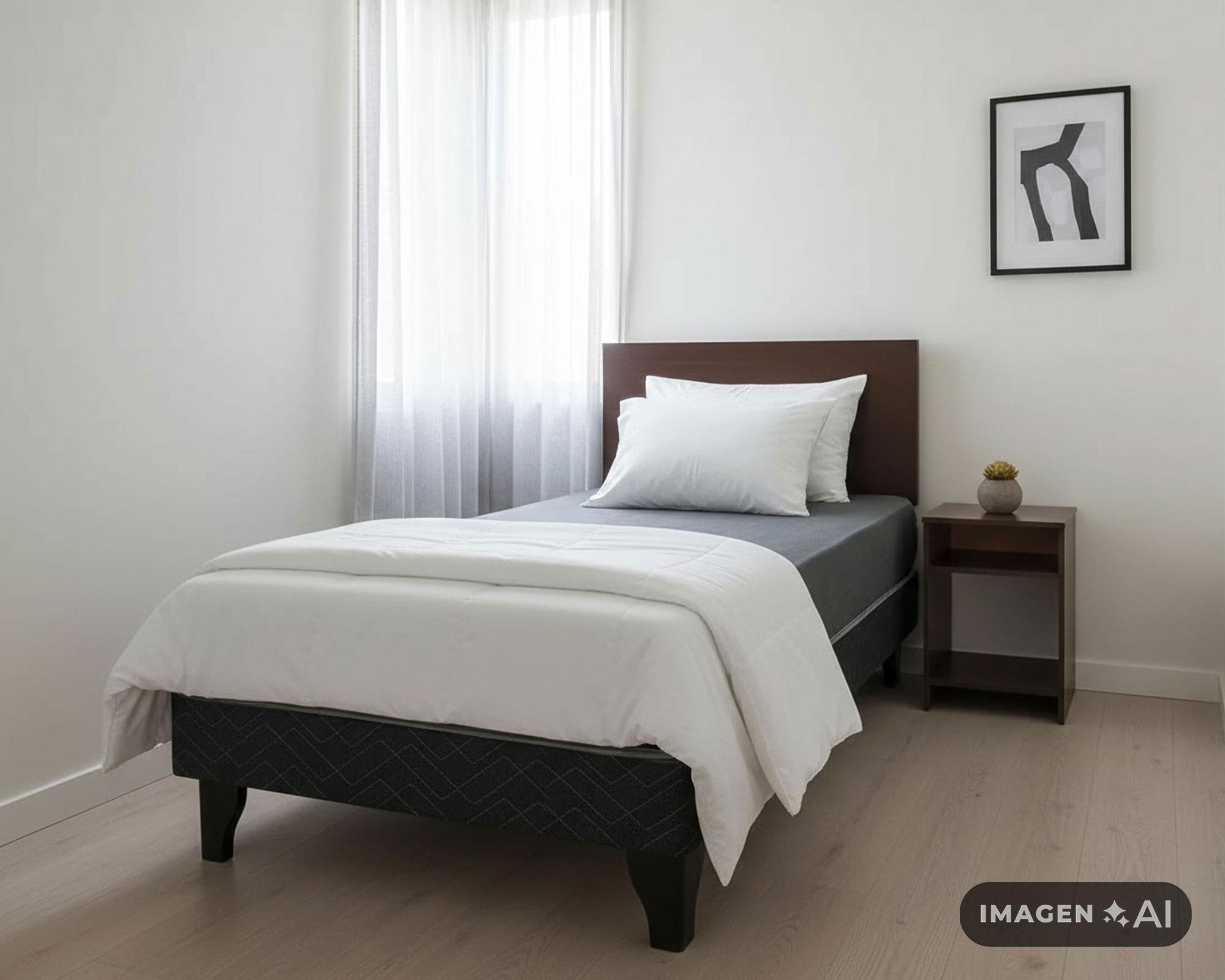 Cama europea 1.5 plazas Aura + Set Cádiz Celta-5