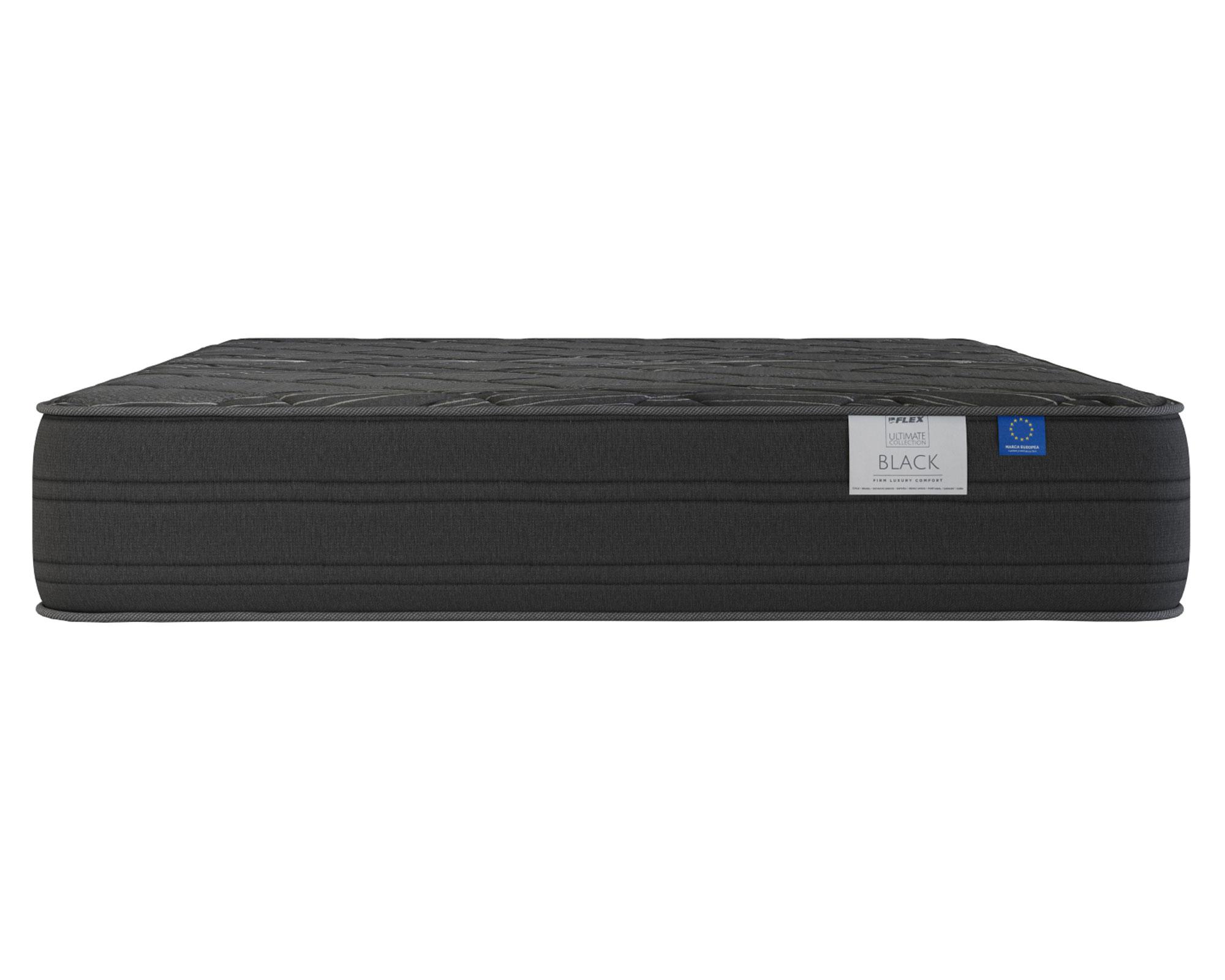 Colchón 2 plazas x 190 cm Black Flex-0