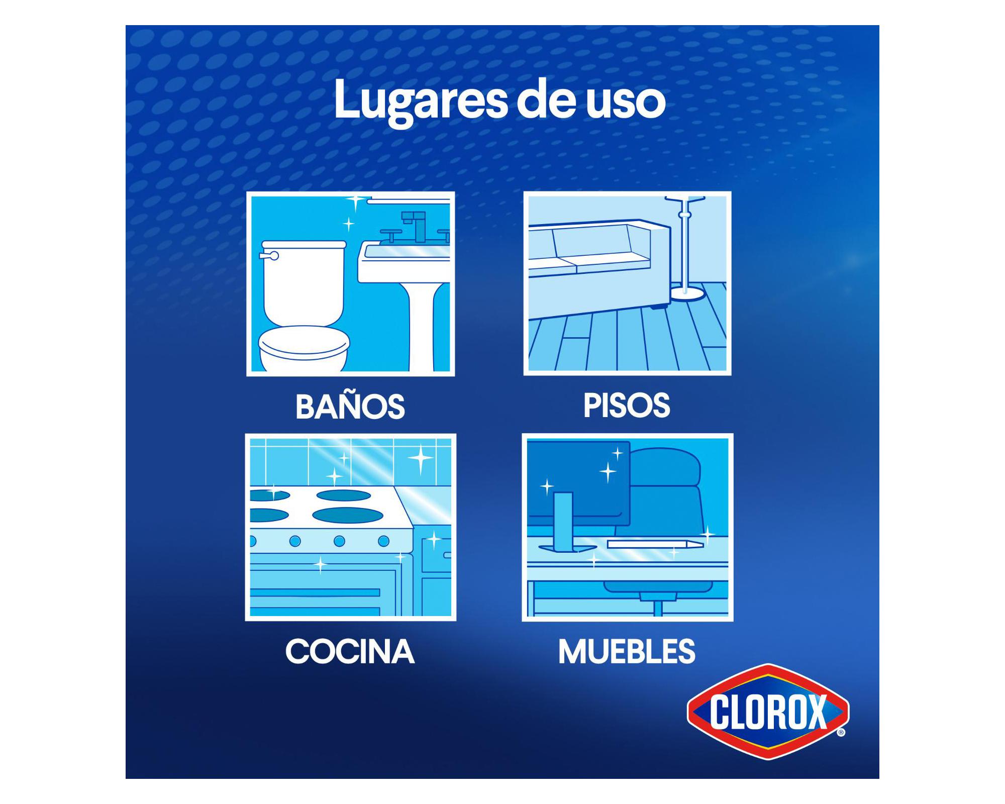 Limpiador desinfectante 1800 ml Cloro-4