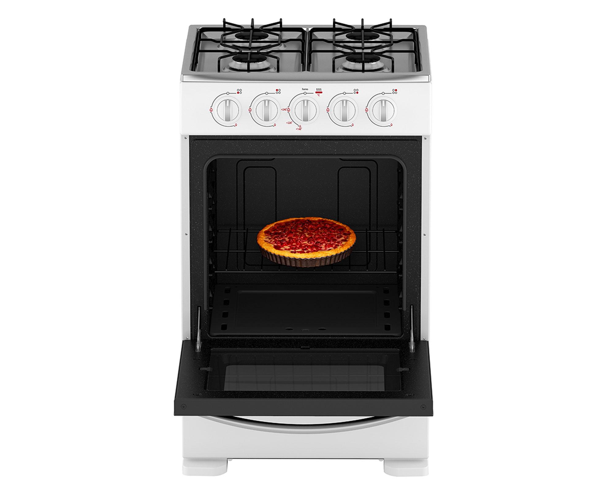 Cocina a gas 4 quemadores CMC20ABX-6 Mabe-3