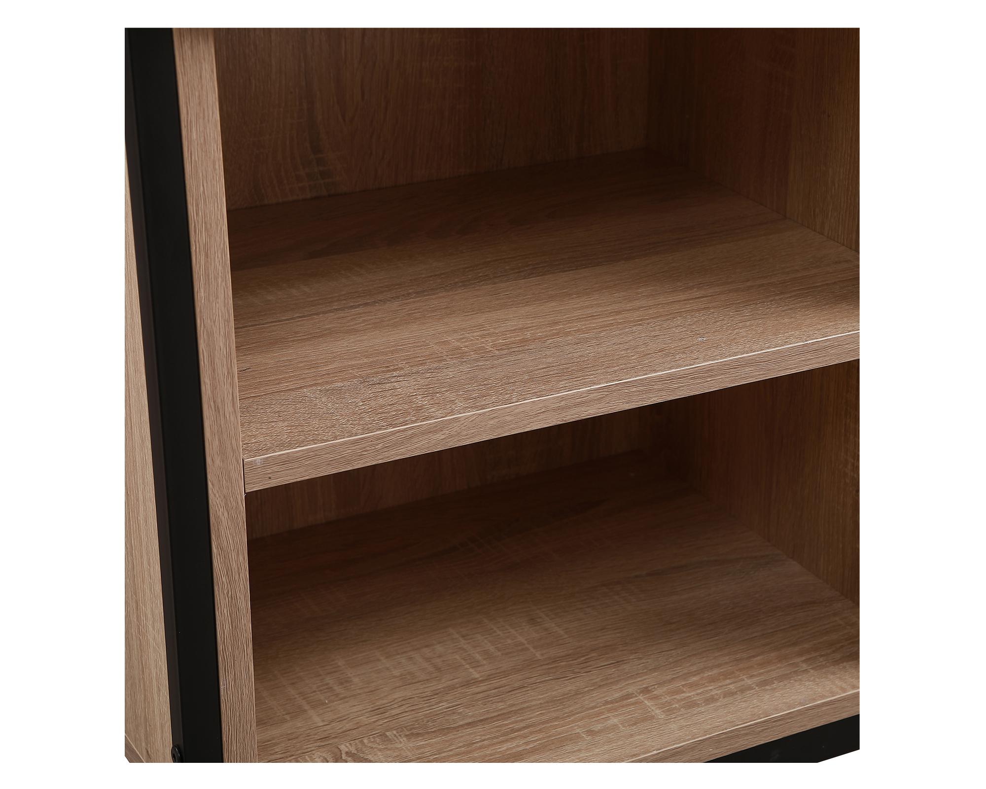 Mueble living 2 puertas Roma natural-7