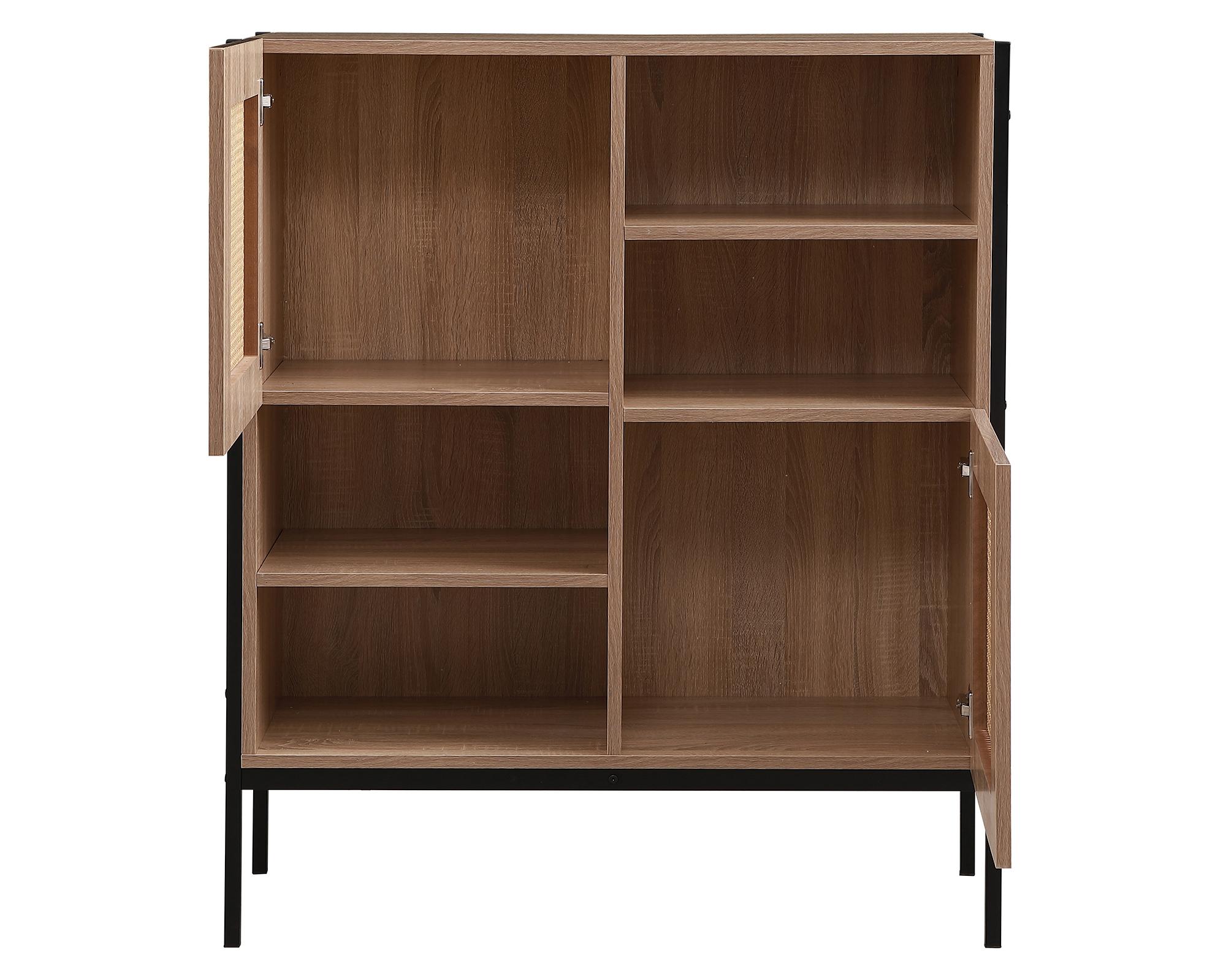 Mueble living 2 puertas Roma natural-2