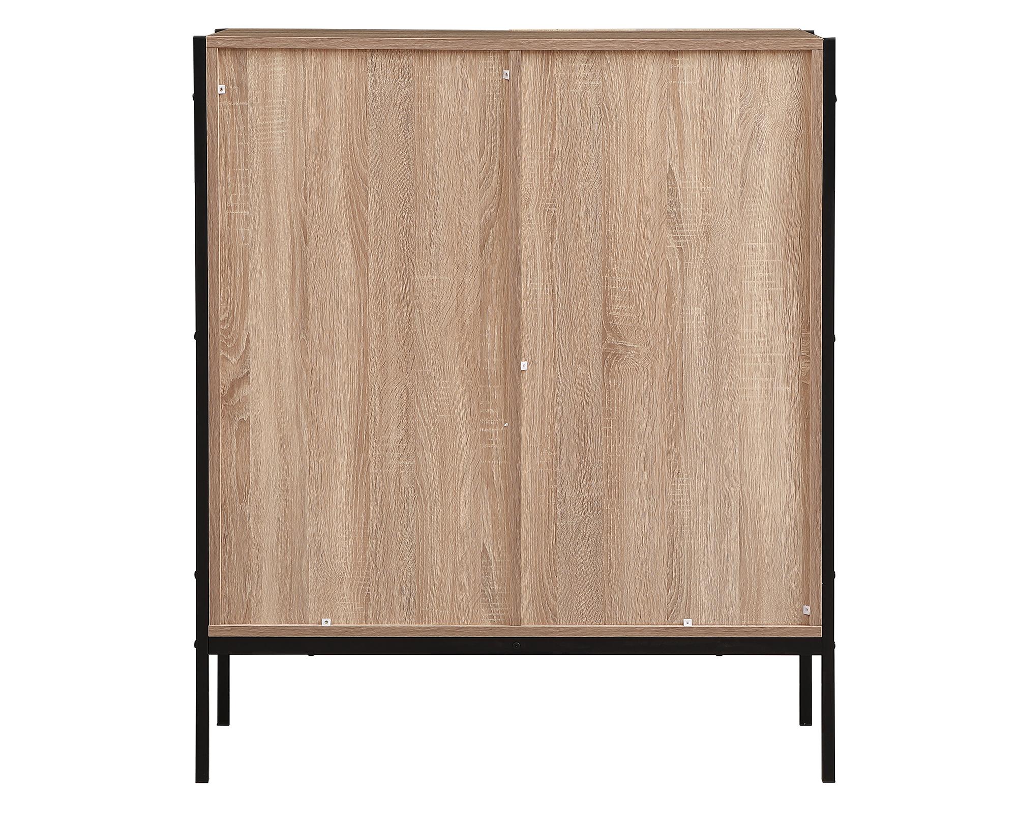 Mueble living 2 puertas Roma natural-4