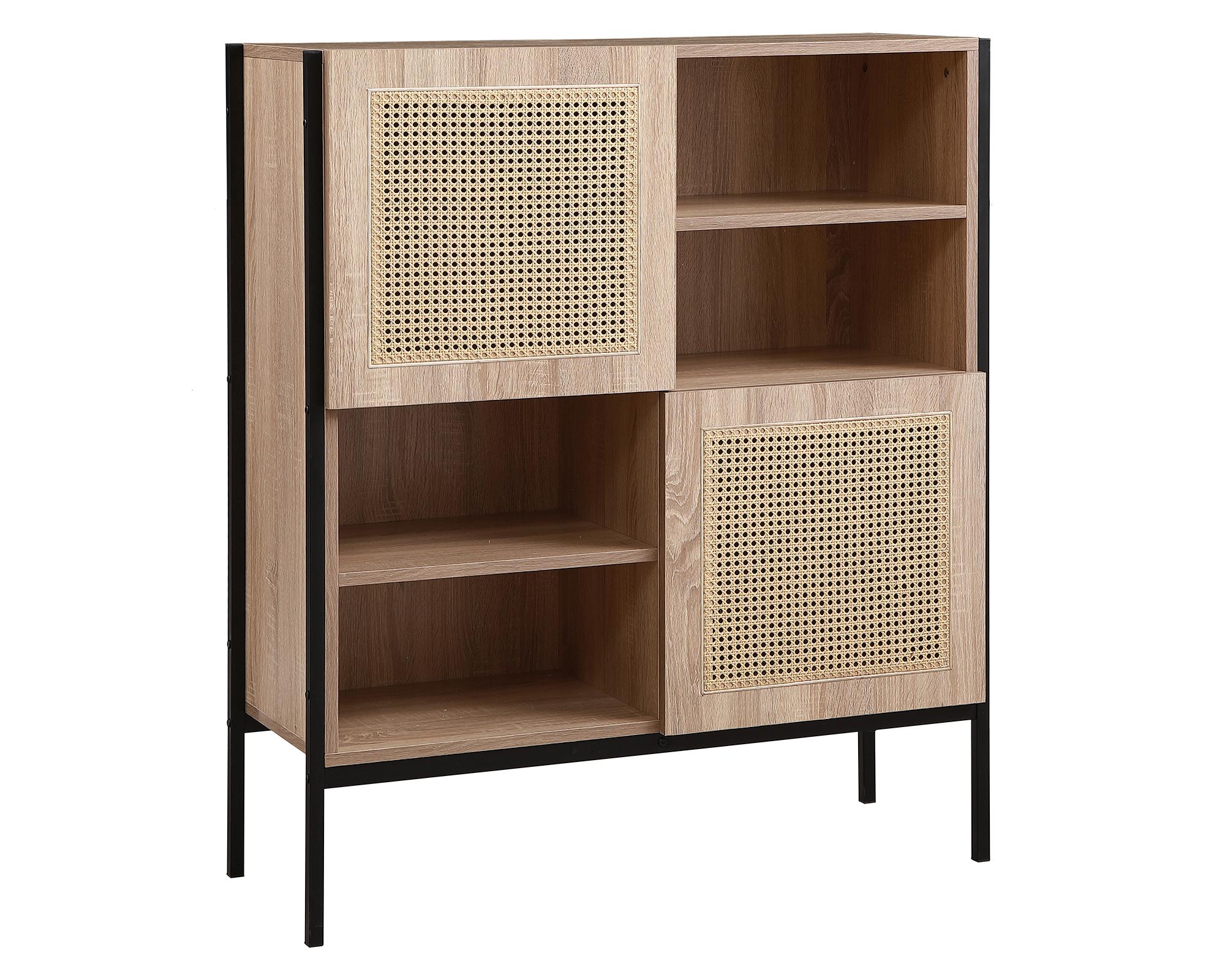 Mueble living 2 puertas Roma natural-1