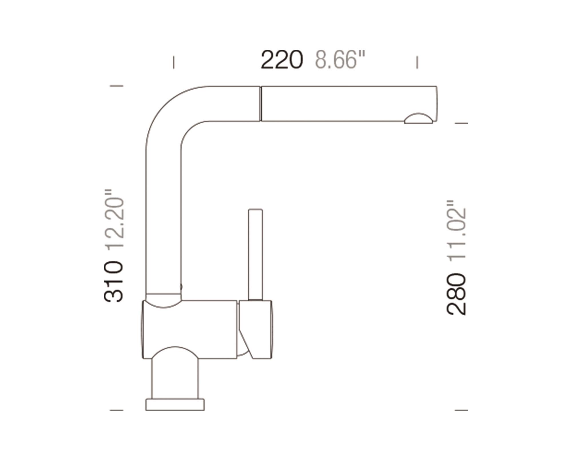 Grifería Piega magma Schock-3