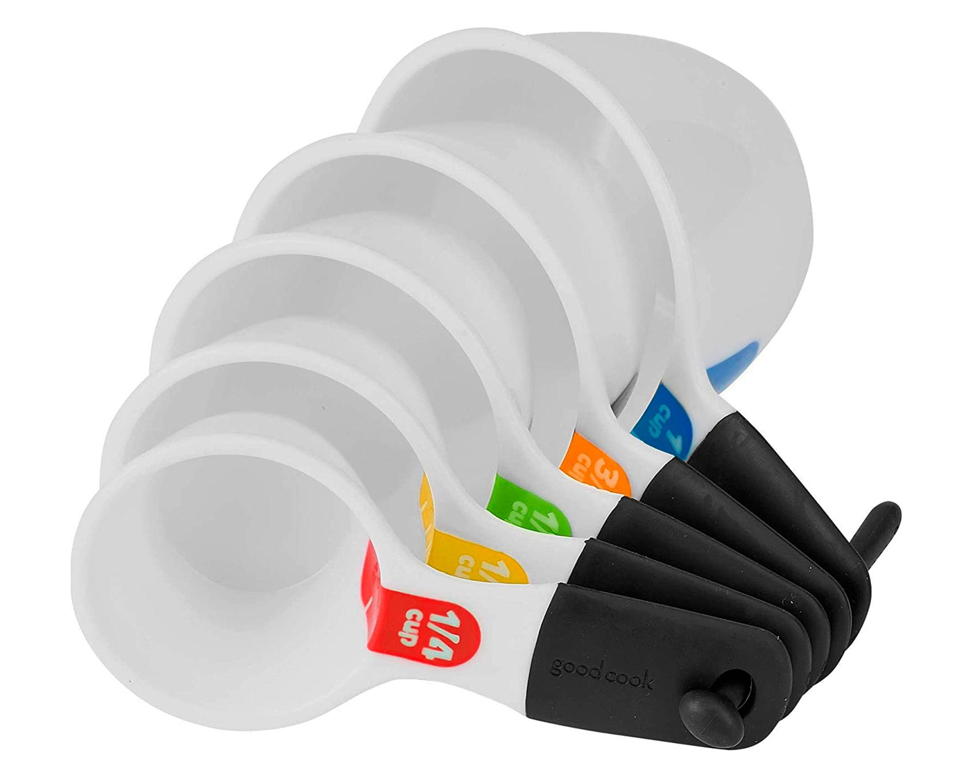 Tazas medidoras Touch blanco 5 piezas Goodcook-0