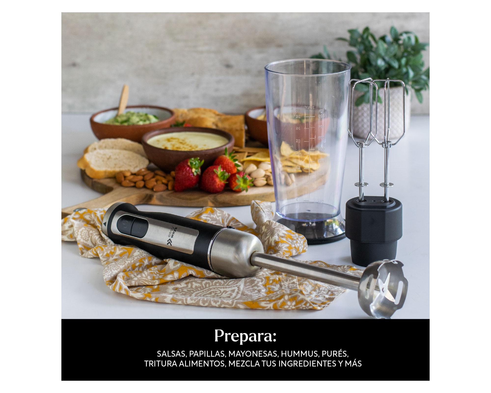 Minipimer Full negro 550 W-8