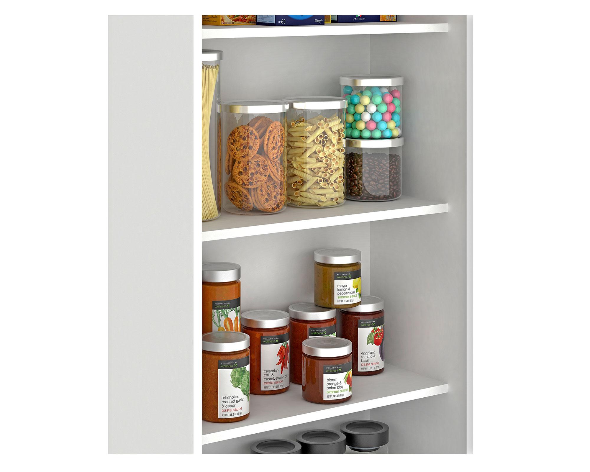 Despensa 2 puertas One blanco-2