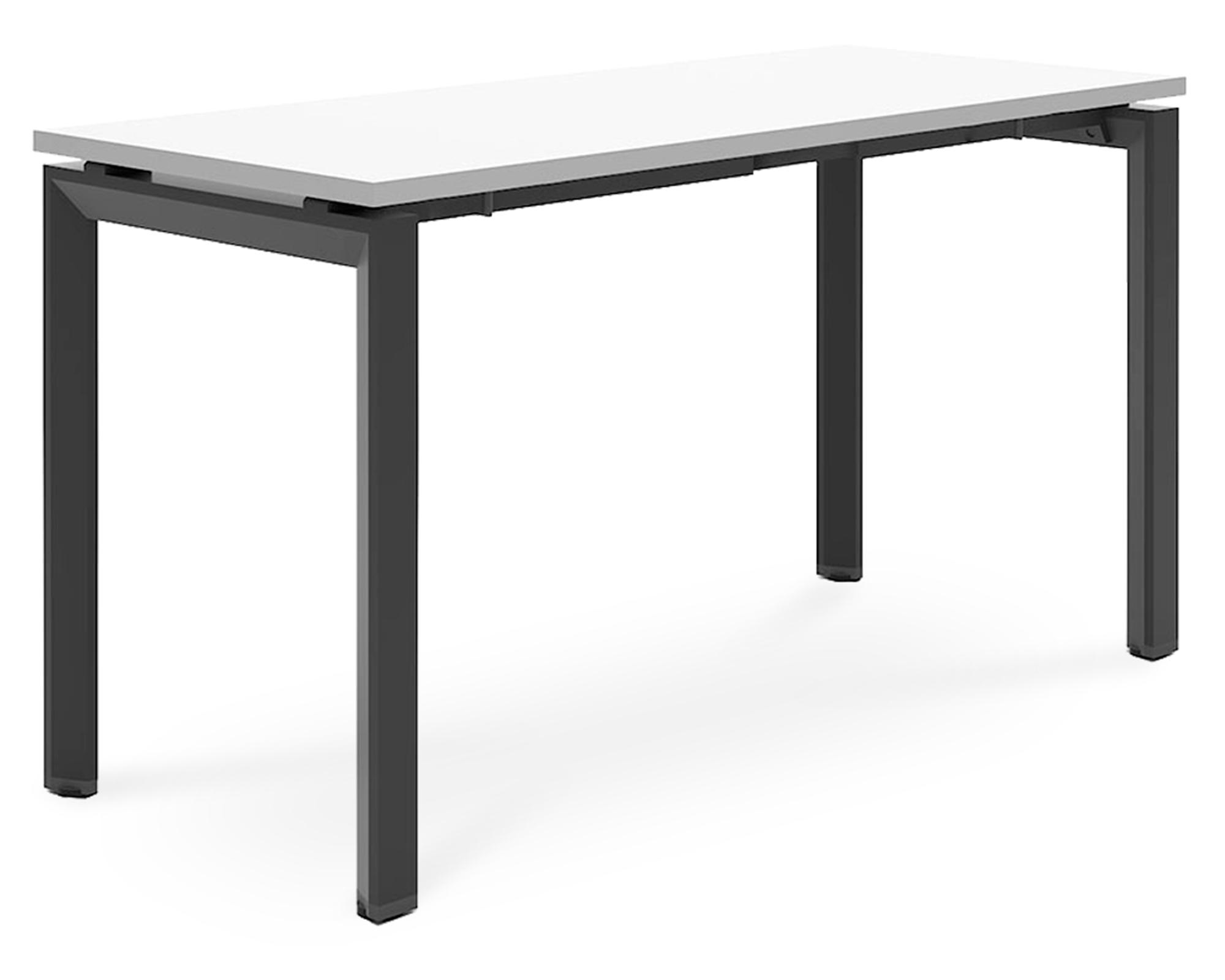 Escritorio MDF Neo mate blanco/negro-1