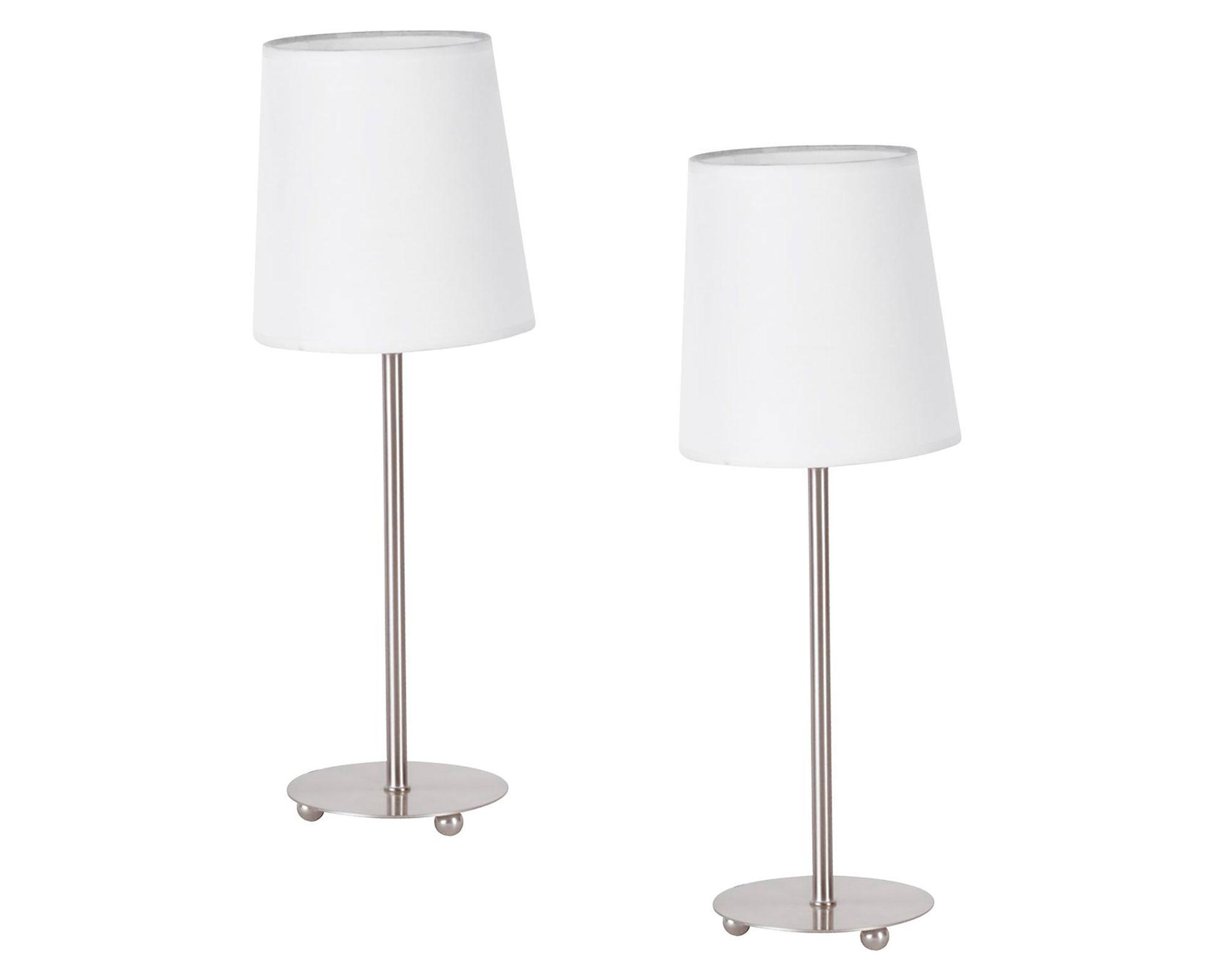 Set 2 làmparas LED sobremesa Satin E27 Concept Lighting-0