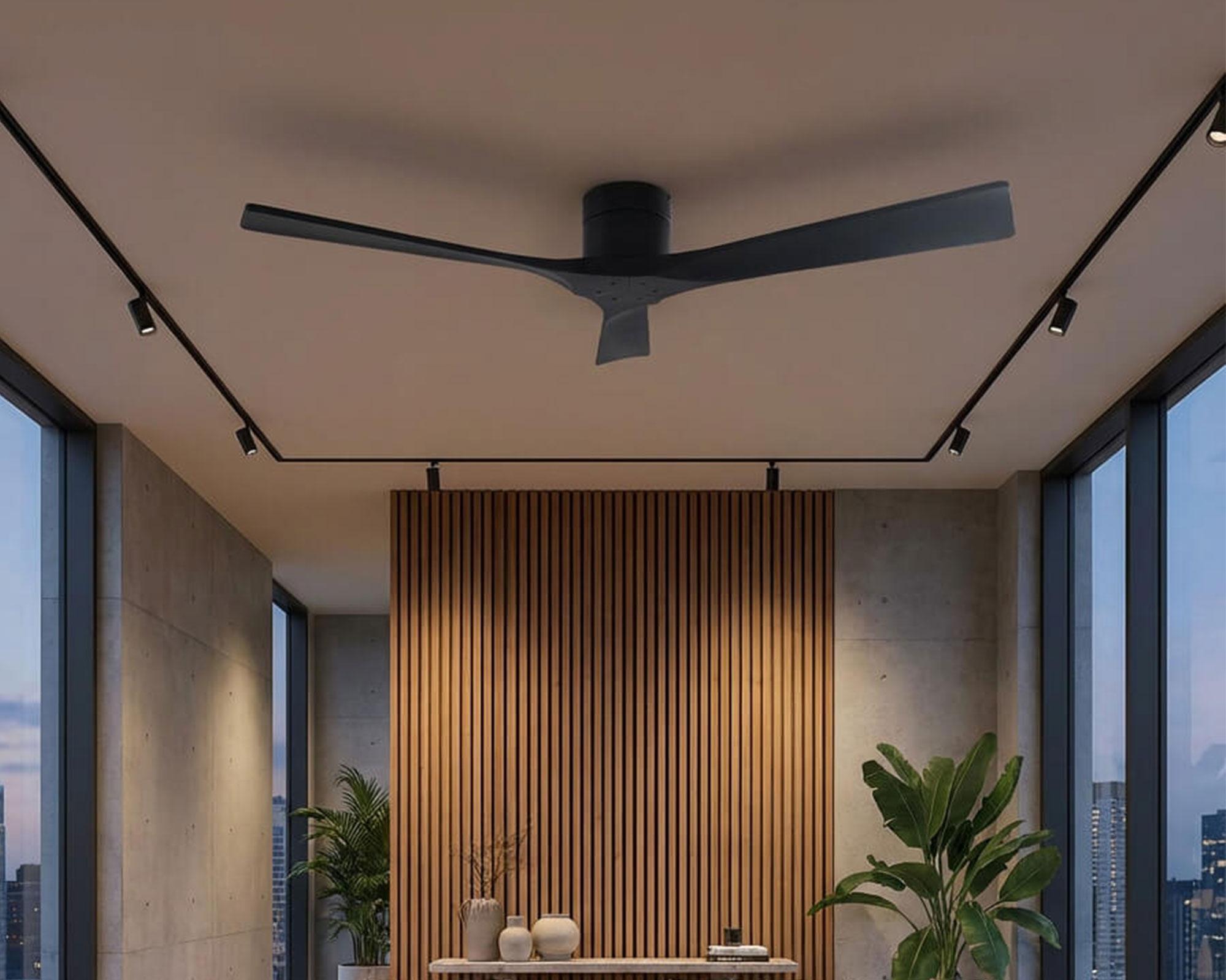 Ventilador techo Boston 38W negro-2