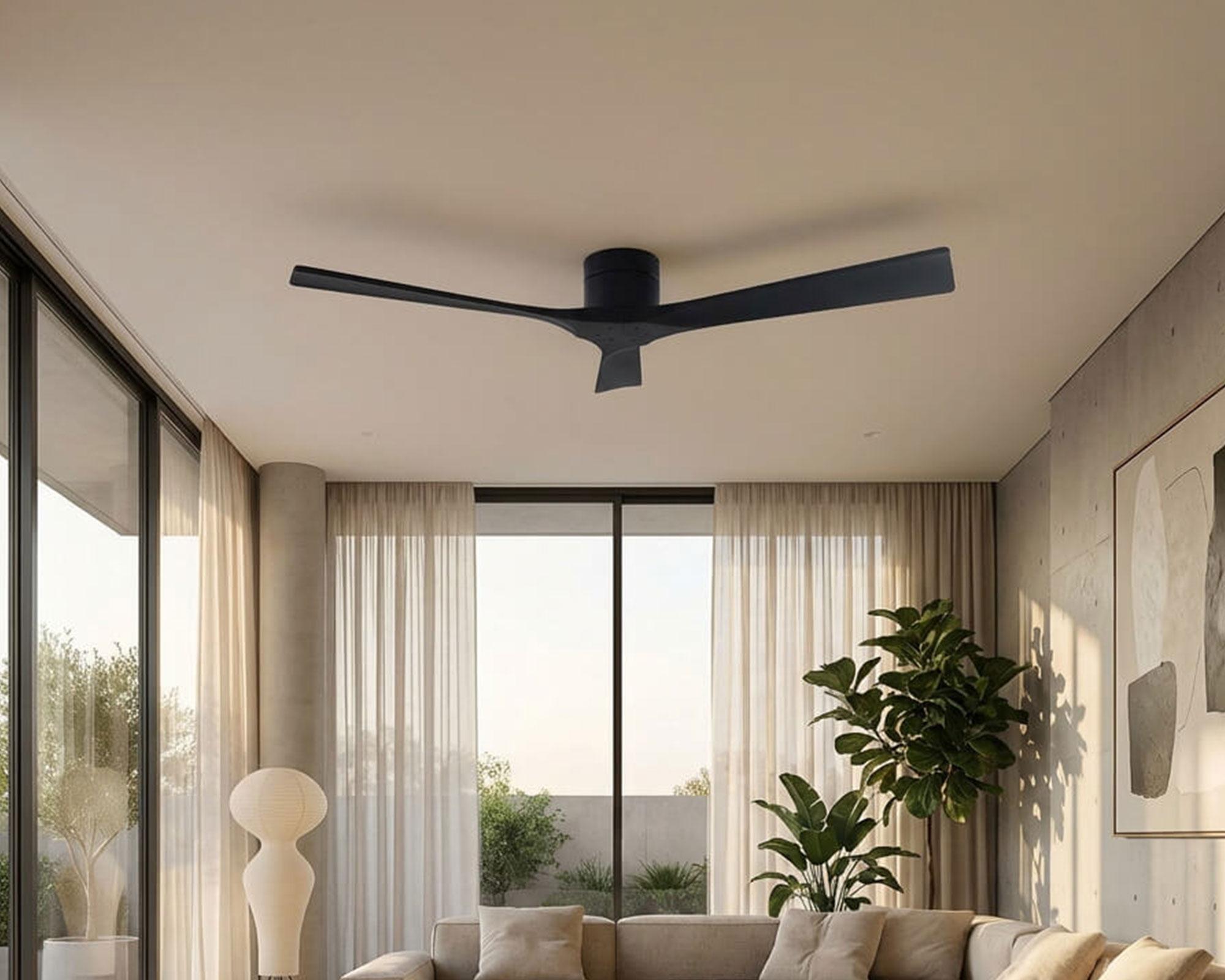 Ventilador techo Boston 38W negro-4