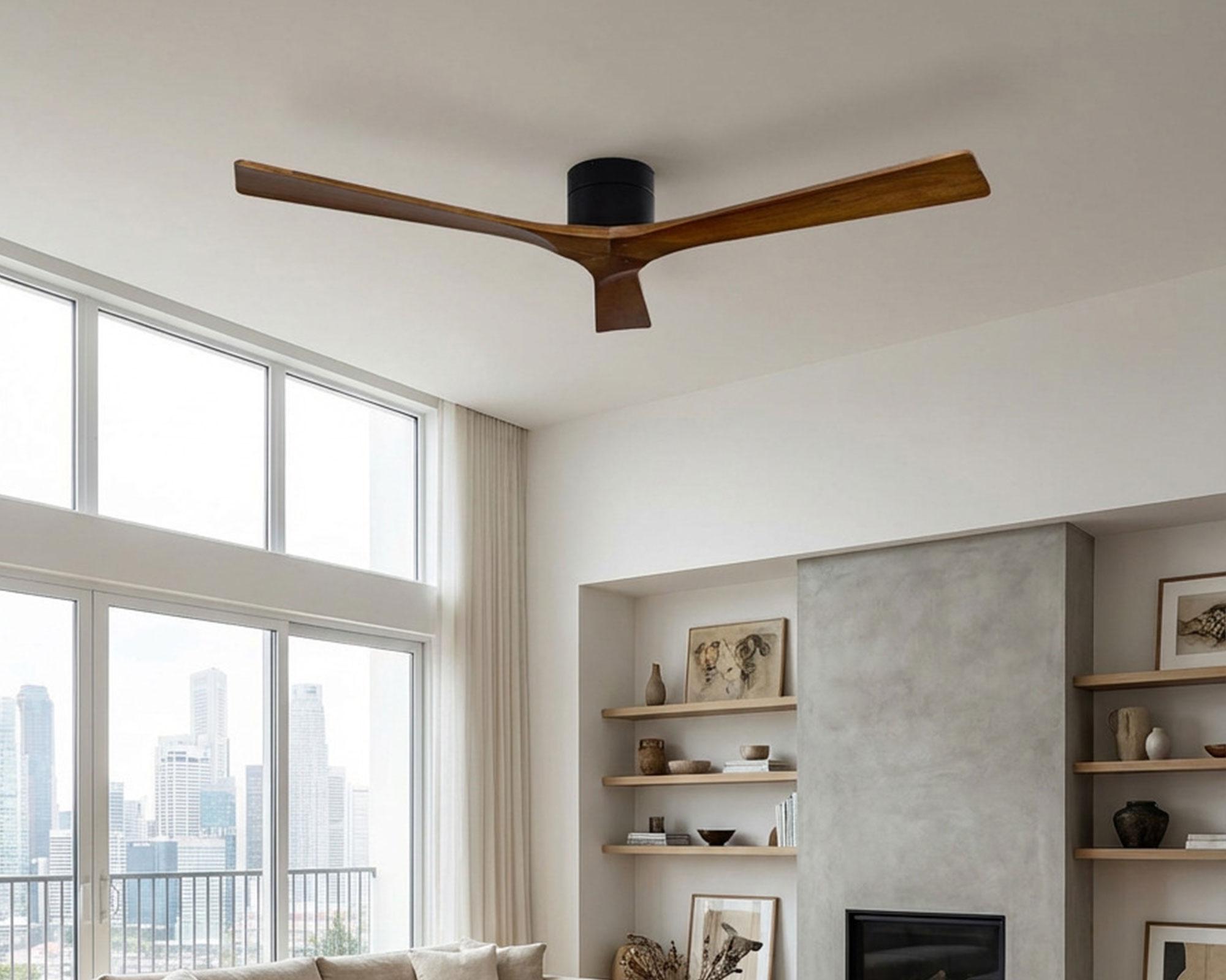 Ventilador techo Boston 38W nogal-2