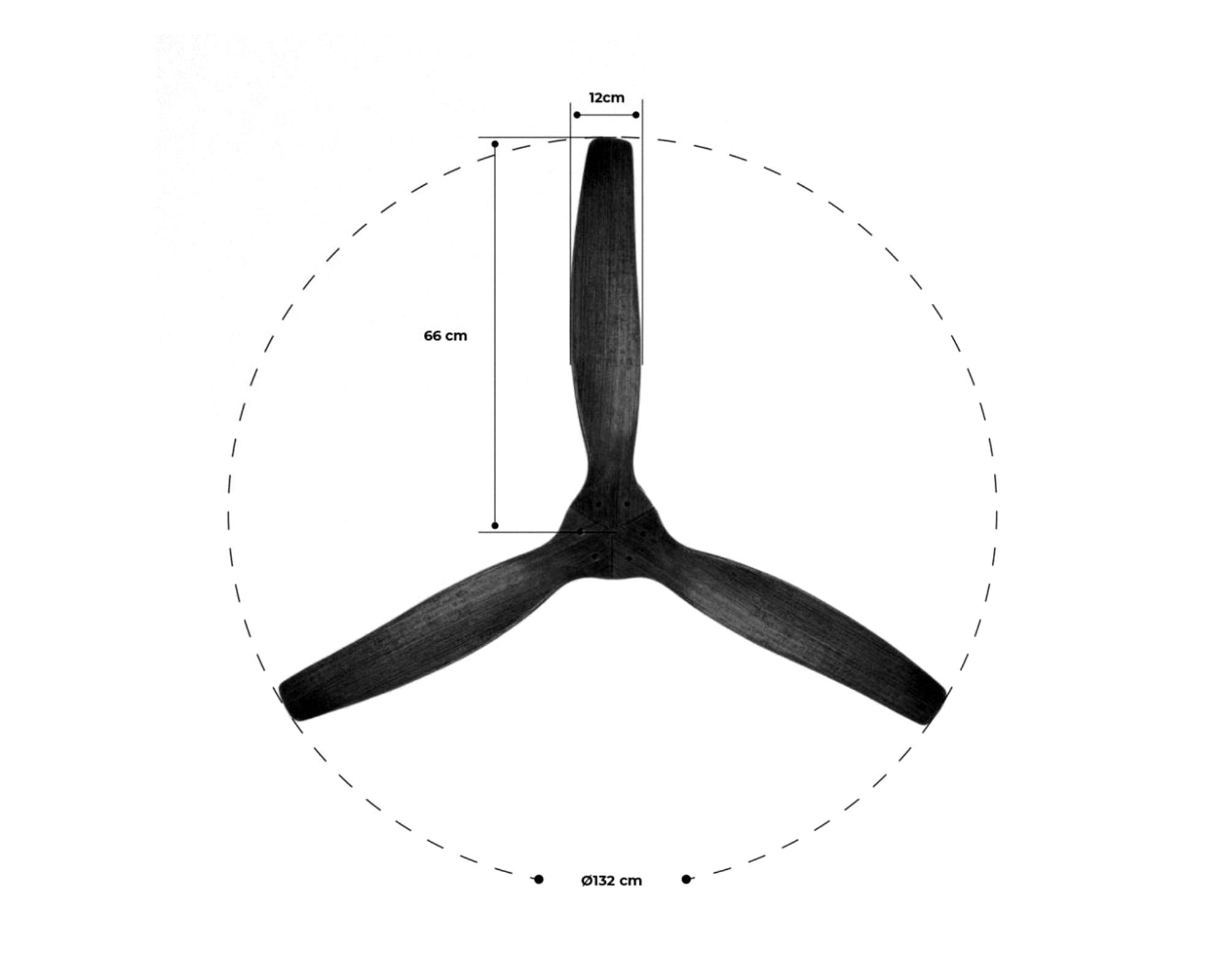 Ventilador de techo Aviador 35W negro-4