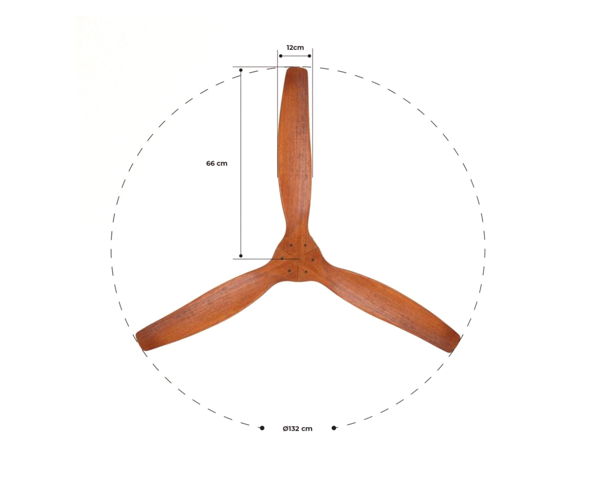 Ventilador de Techo Aviador 35W café-4