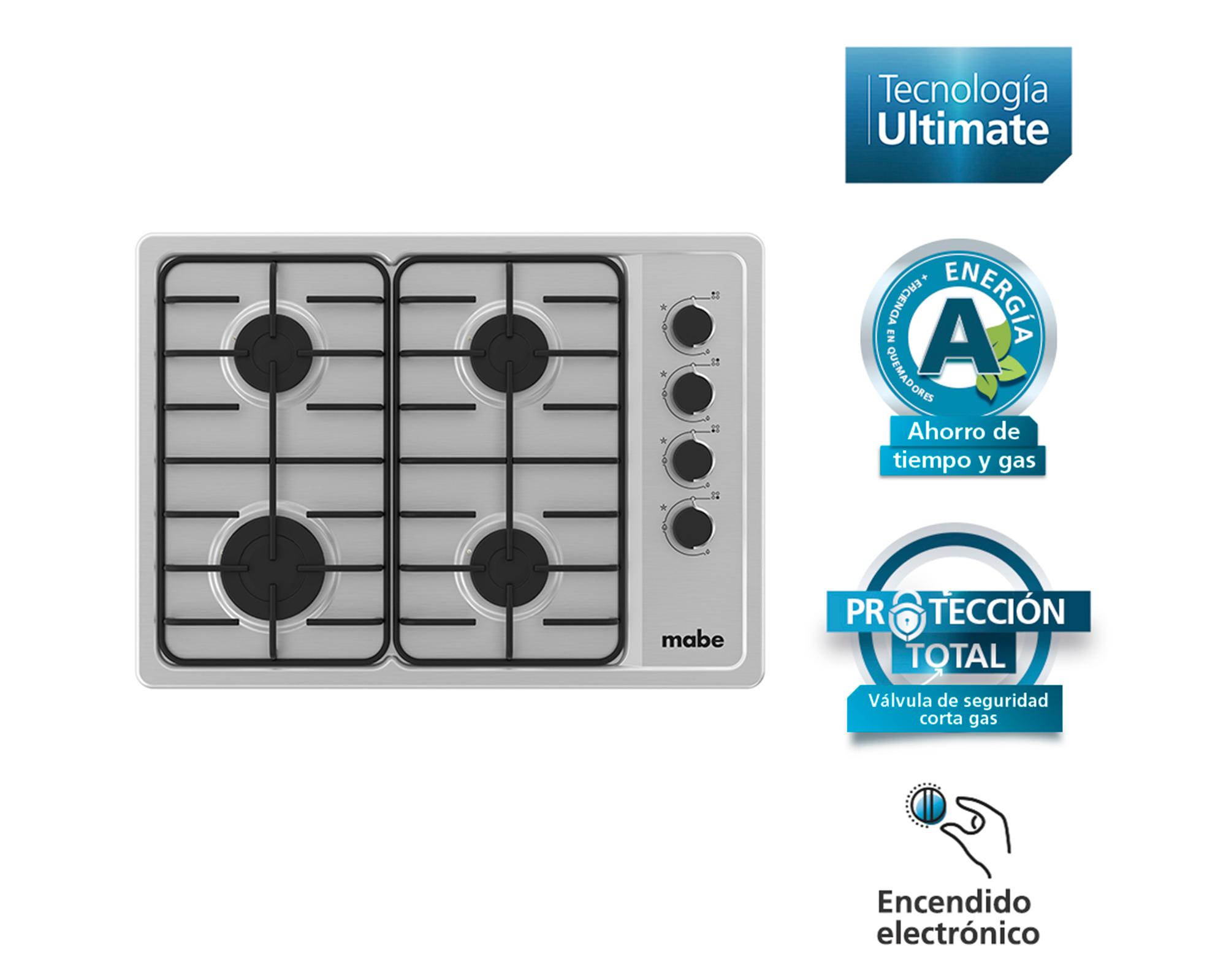Encimera + campana + horno 60 cm  acero inoxidable-4