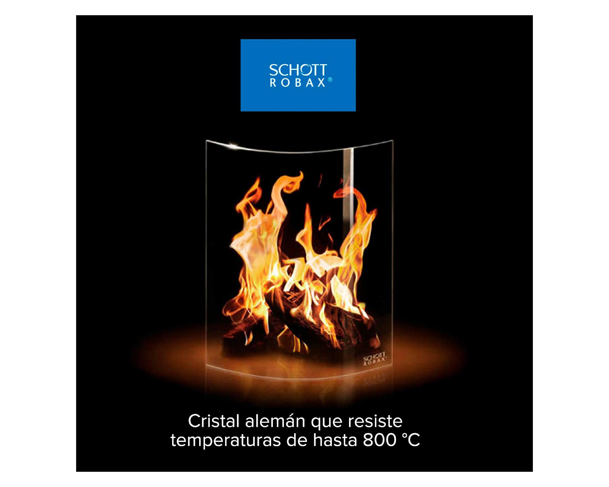 Estufa chimenea a leña 1100 30000 W-1