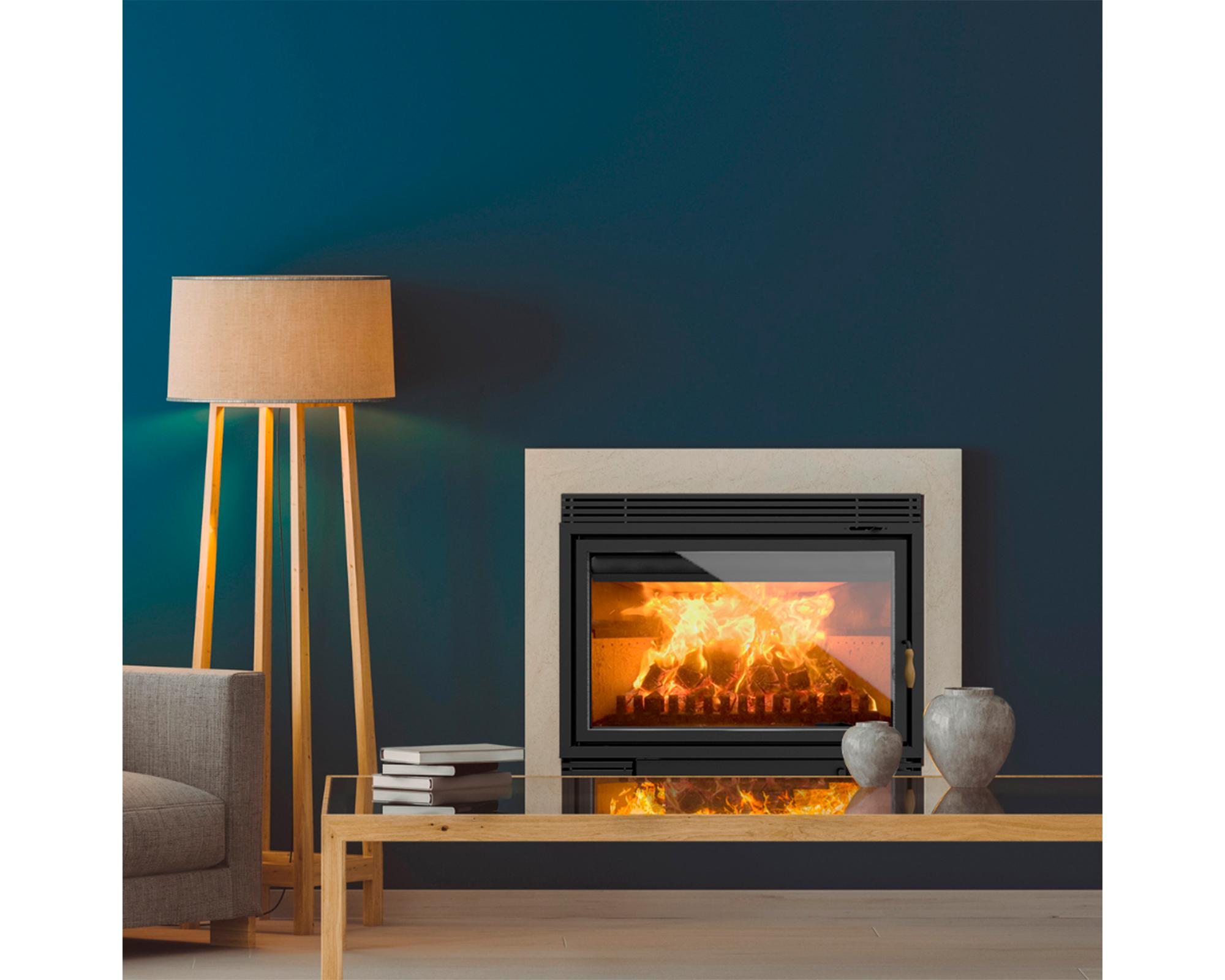 Estufa chimenea a leña 1100 30000 W-3