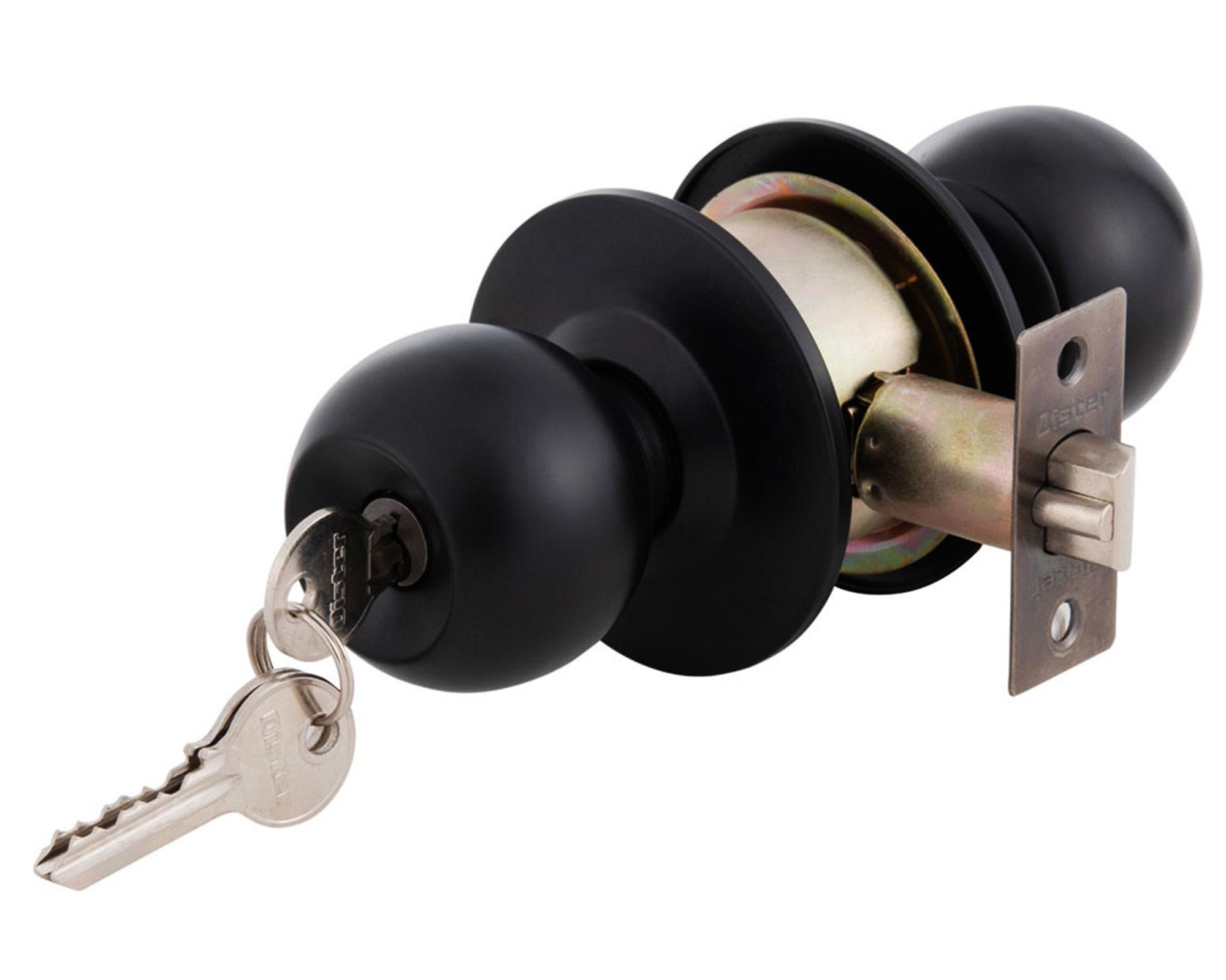 Cerradura cilíndrica 101 acceso negro Oister-2