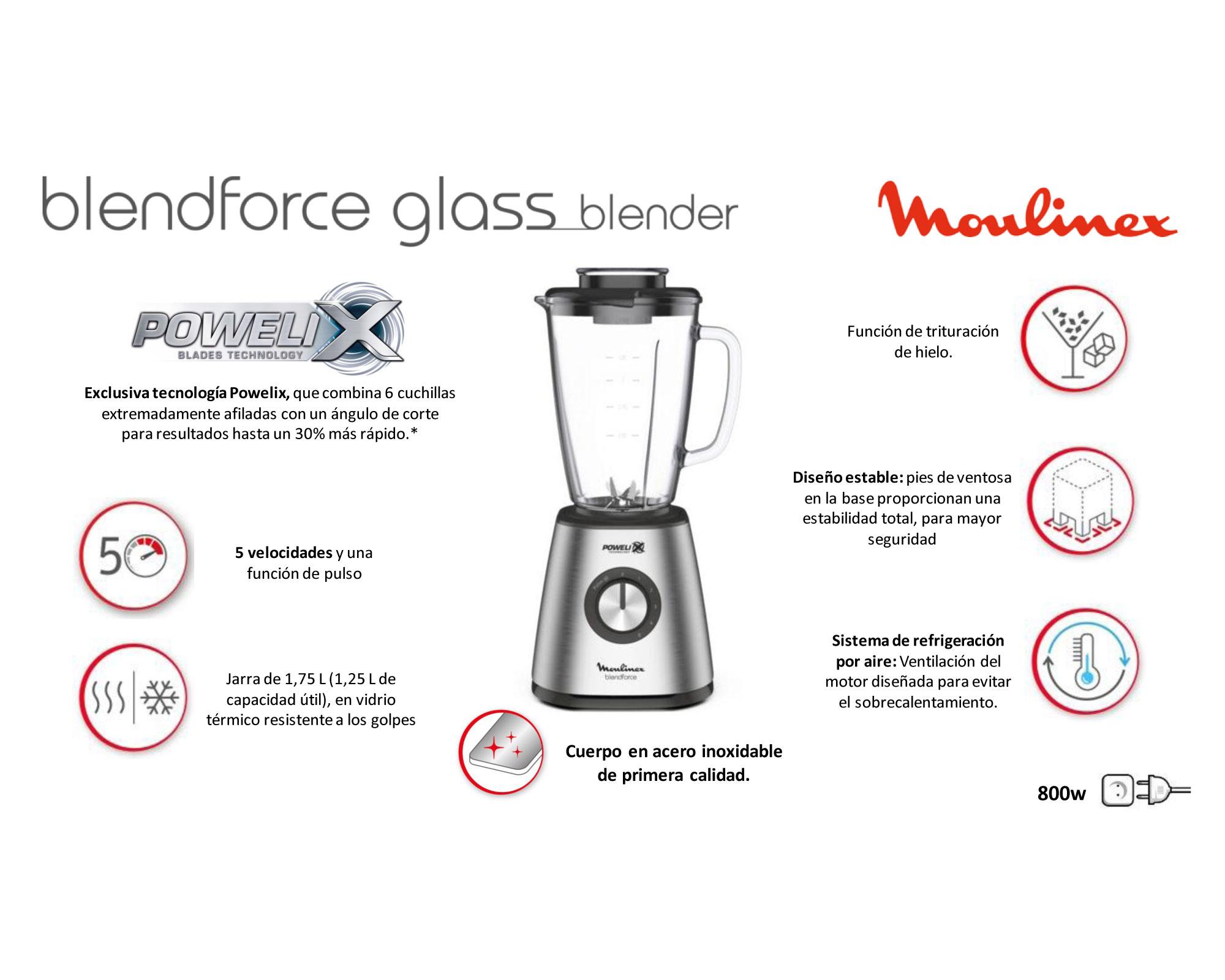 Licuadora Blendforce 1.75 litros Moulinex-5
