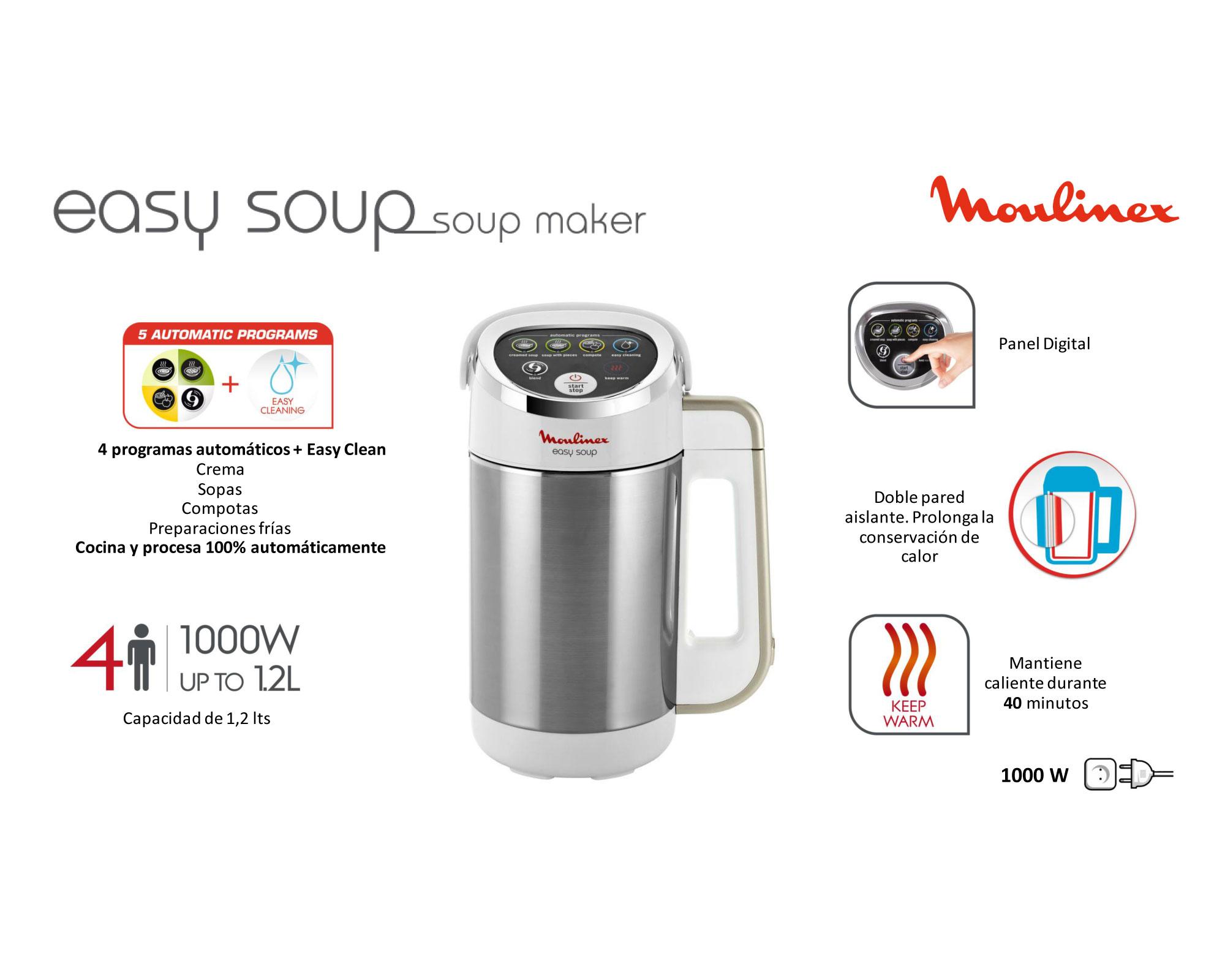 Sopera Easy Soup 1.2 litros Moulinex-4