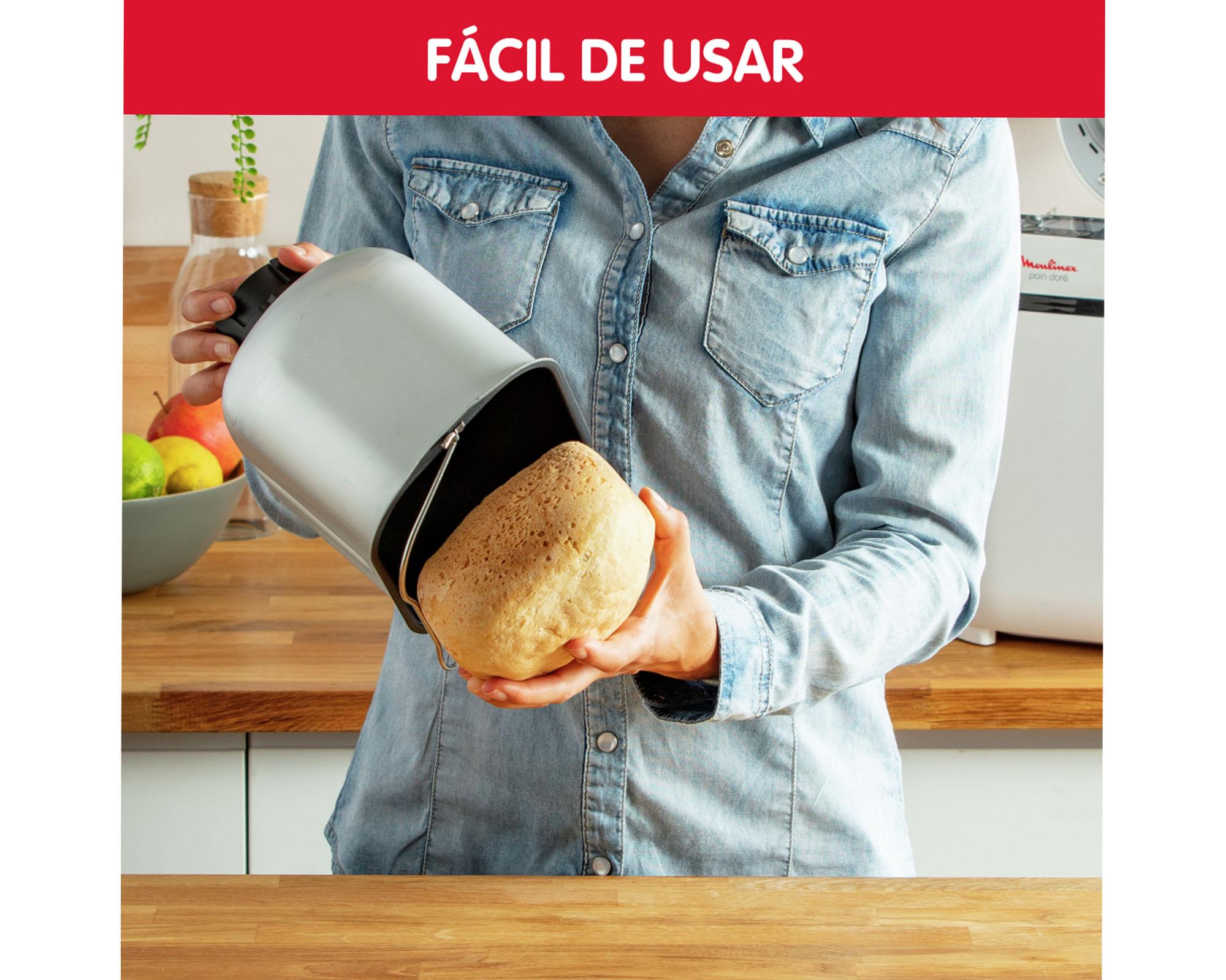 Máquina De Pan Pain Dore 720W Moulinex-3
