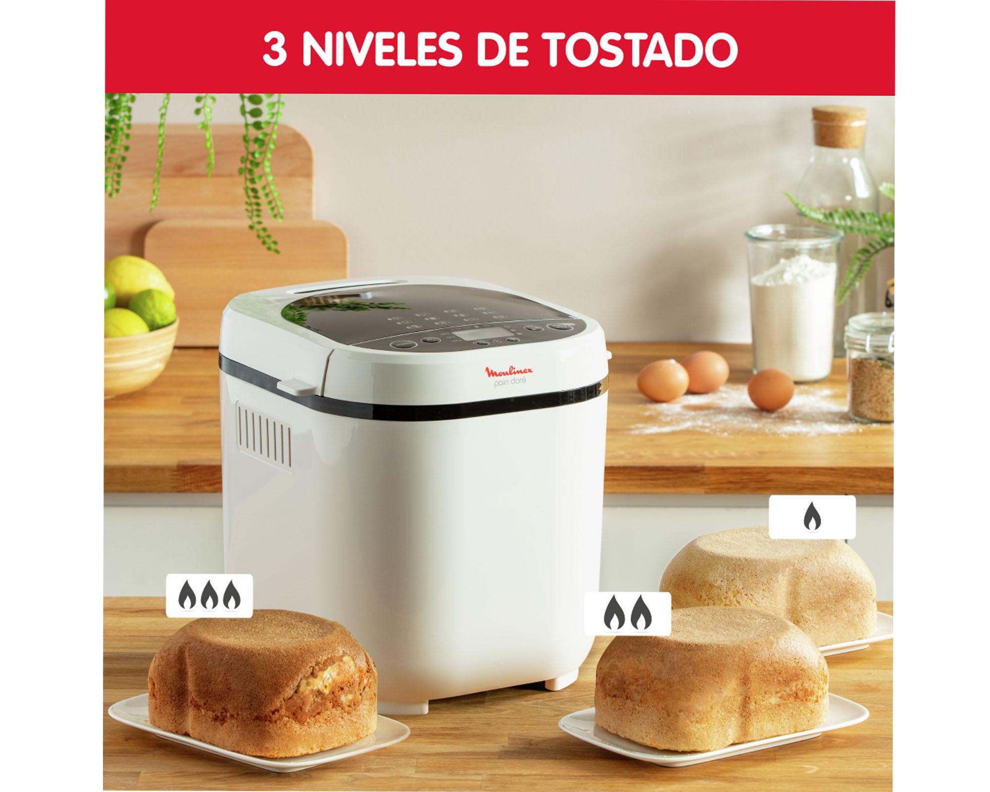 Máquina De Pan Pain Dore 720W Moulinex-2