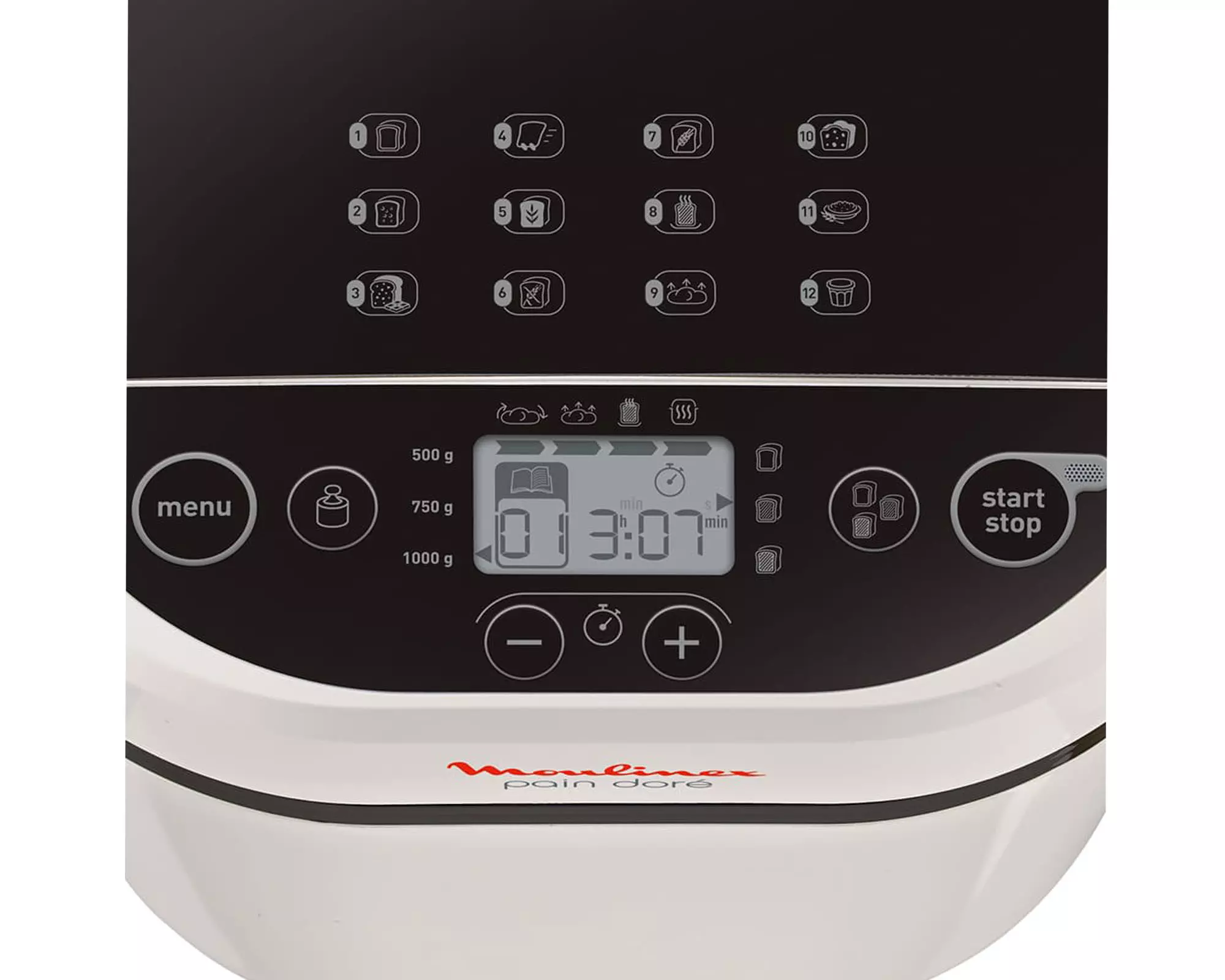 Máquina De Pan Pain Dore 720W Moulinex-1