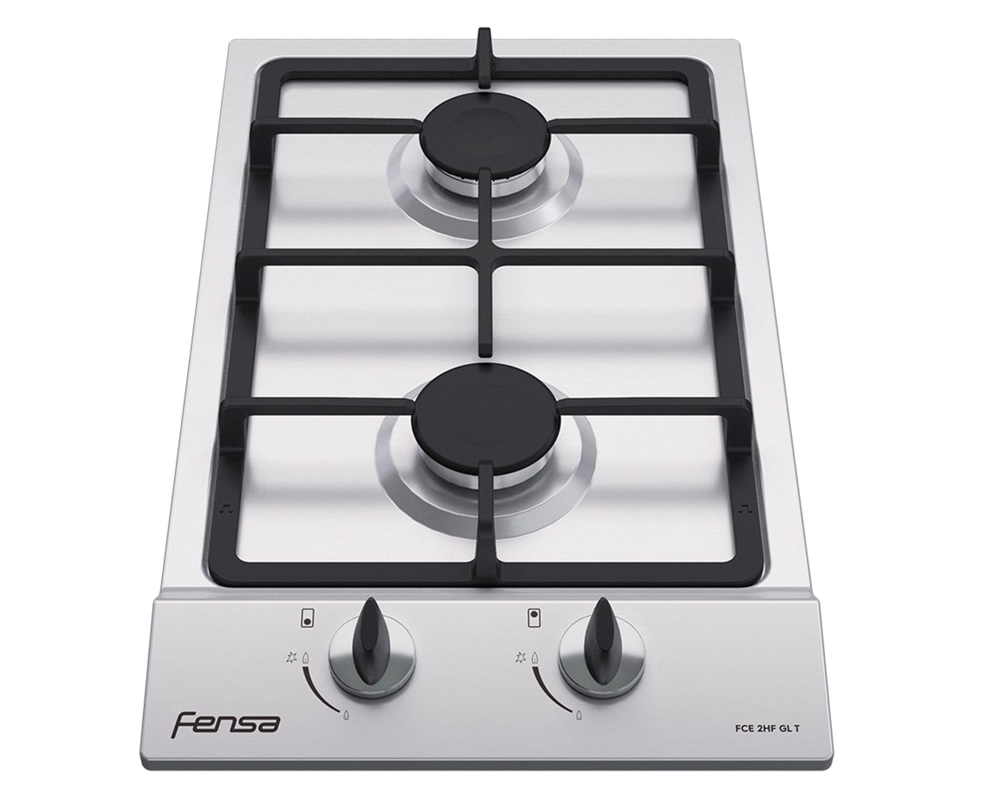 Encimera a gas 2 quemadores FCE 2HF T gris-0