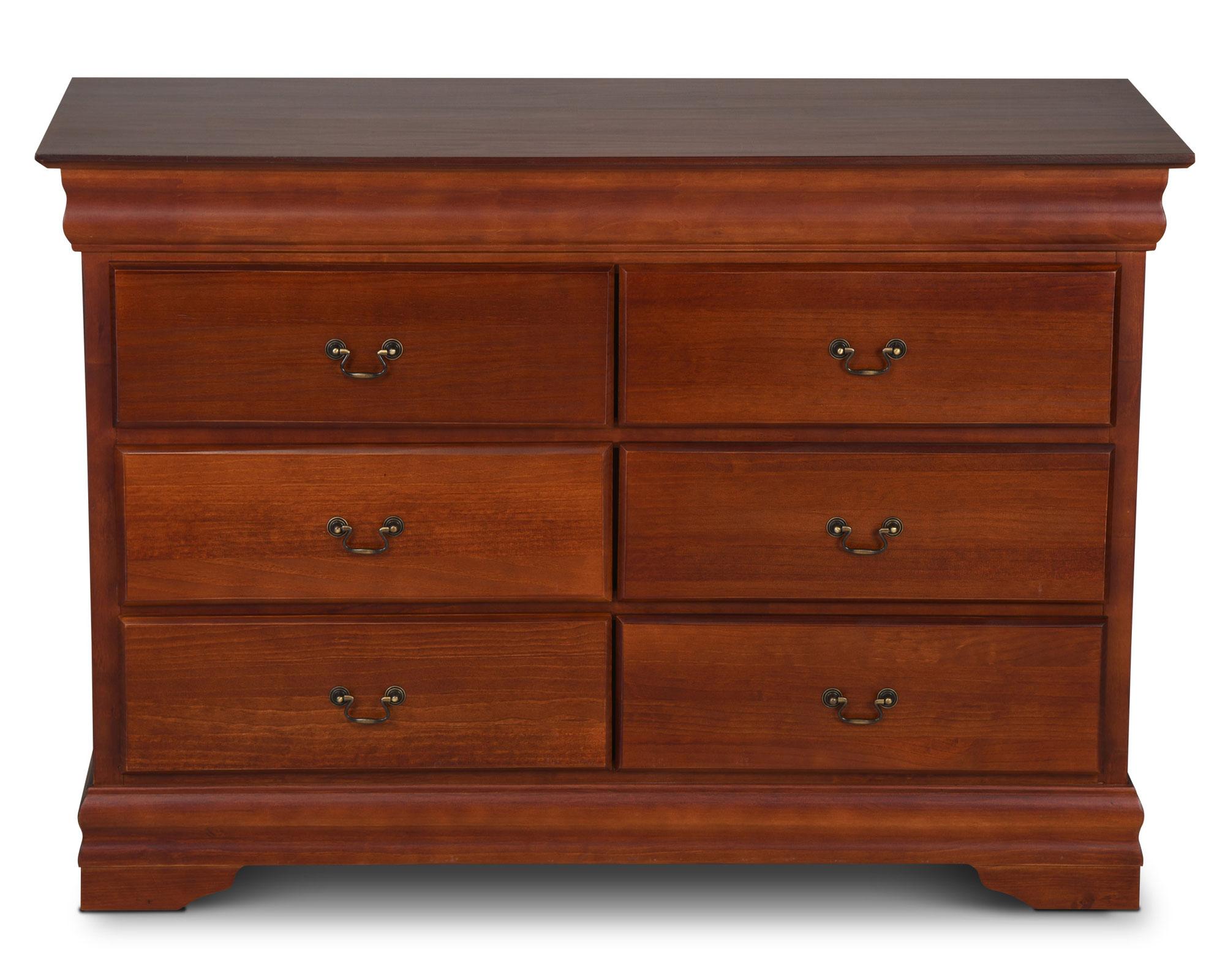 Cómoda 6 cajones Miro café claro Cic-0