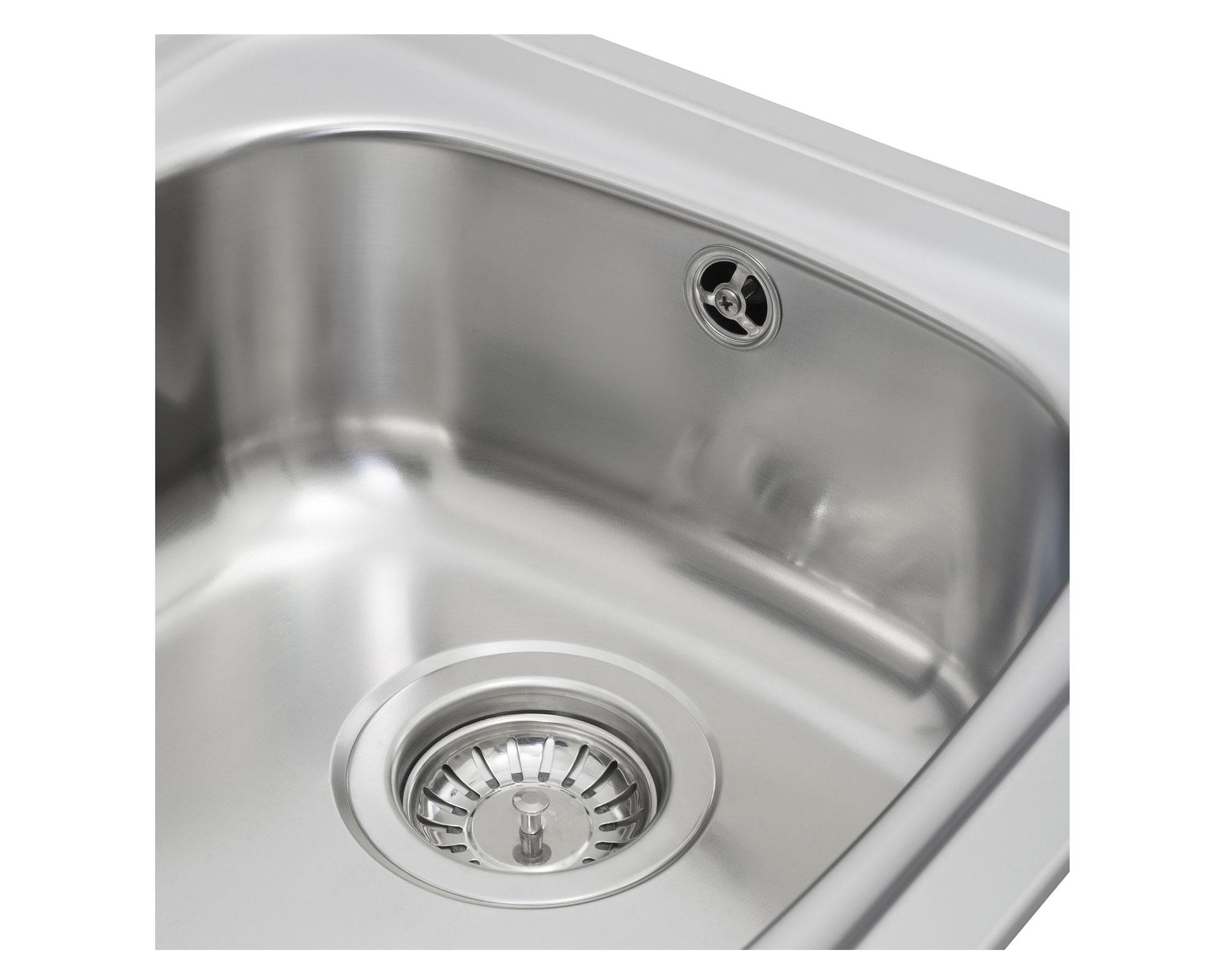 Lavaplatos Empotrado 79.8x43.8 cm 1C1E Reversible + Grifo IN-915 Teka-2