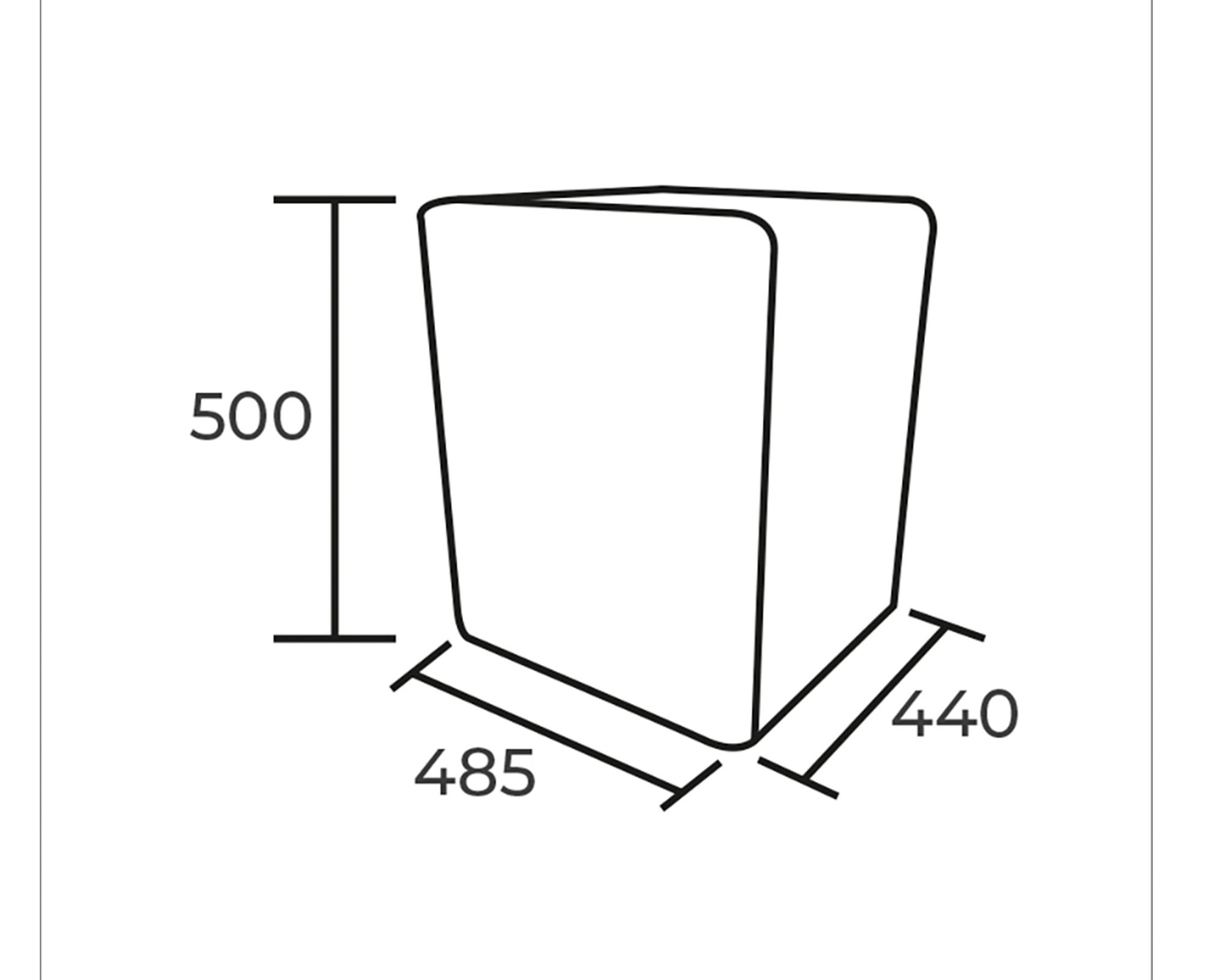 Frigobar retro 48 lt HS-65LB blanco-2