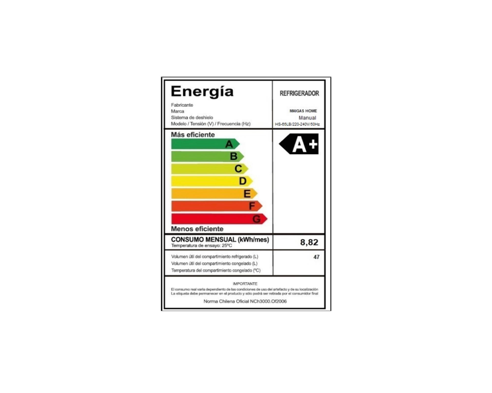 Frigobar retro 48 lt HS-65LB blanco-5