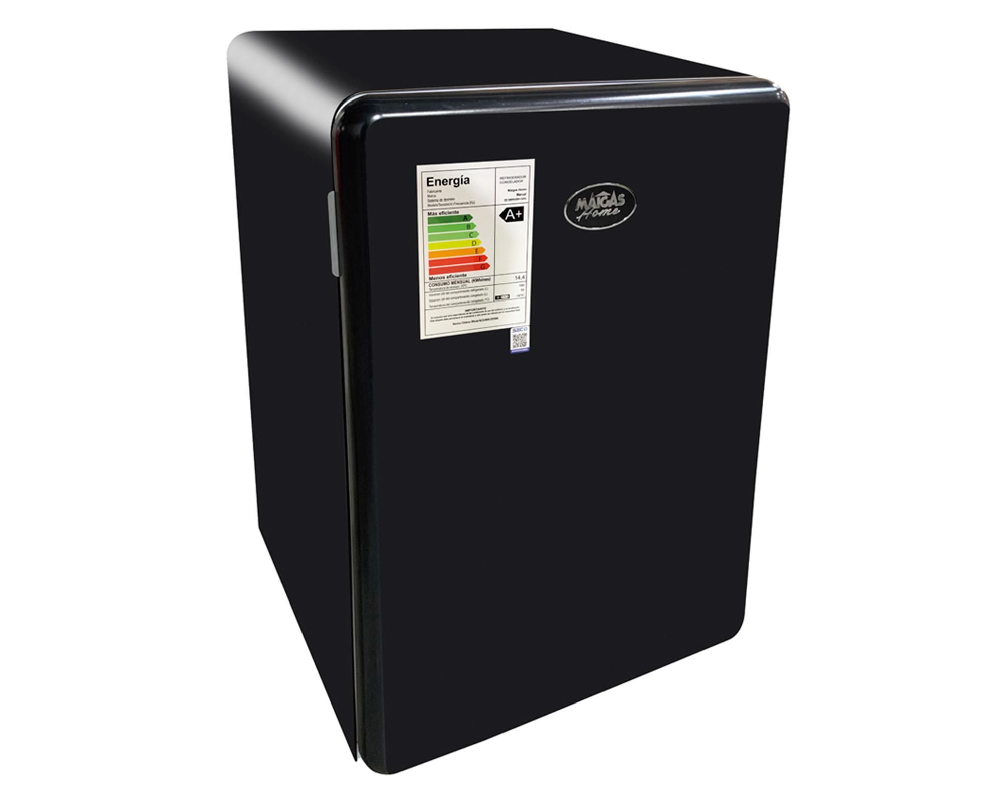 Frigobar retro 116 lt HS-148RN negro-0