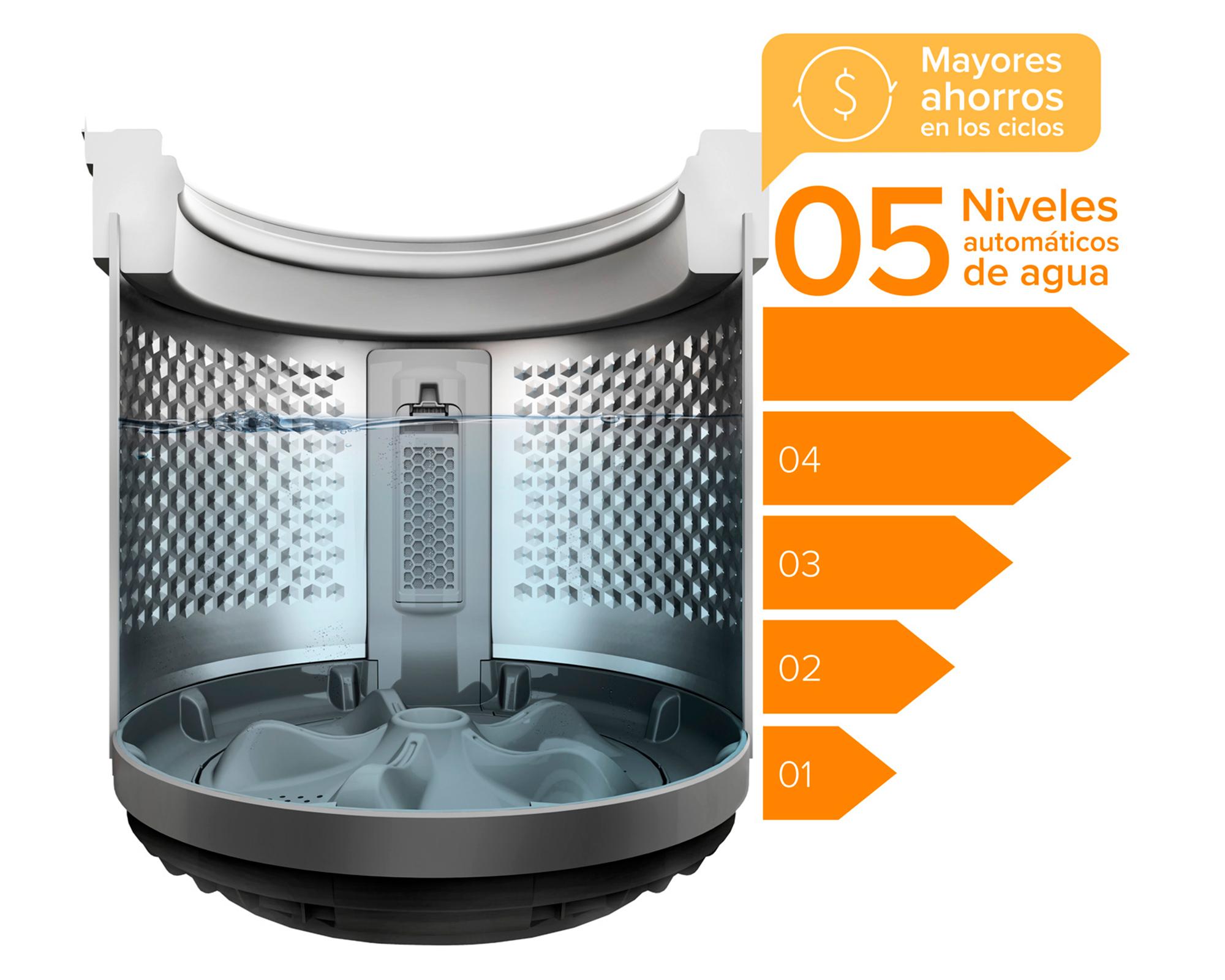 Lavadora carga superior 12 kg SZG silver-2