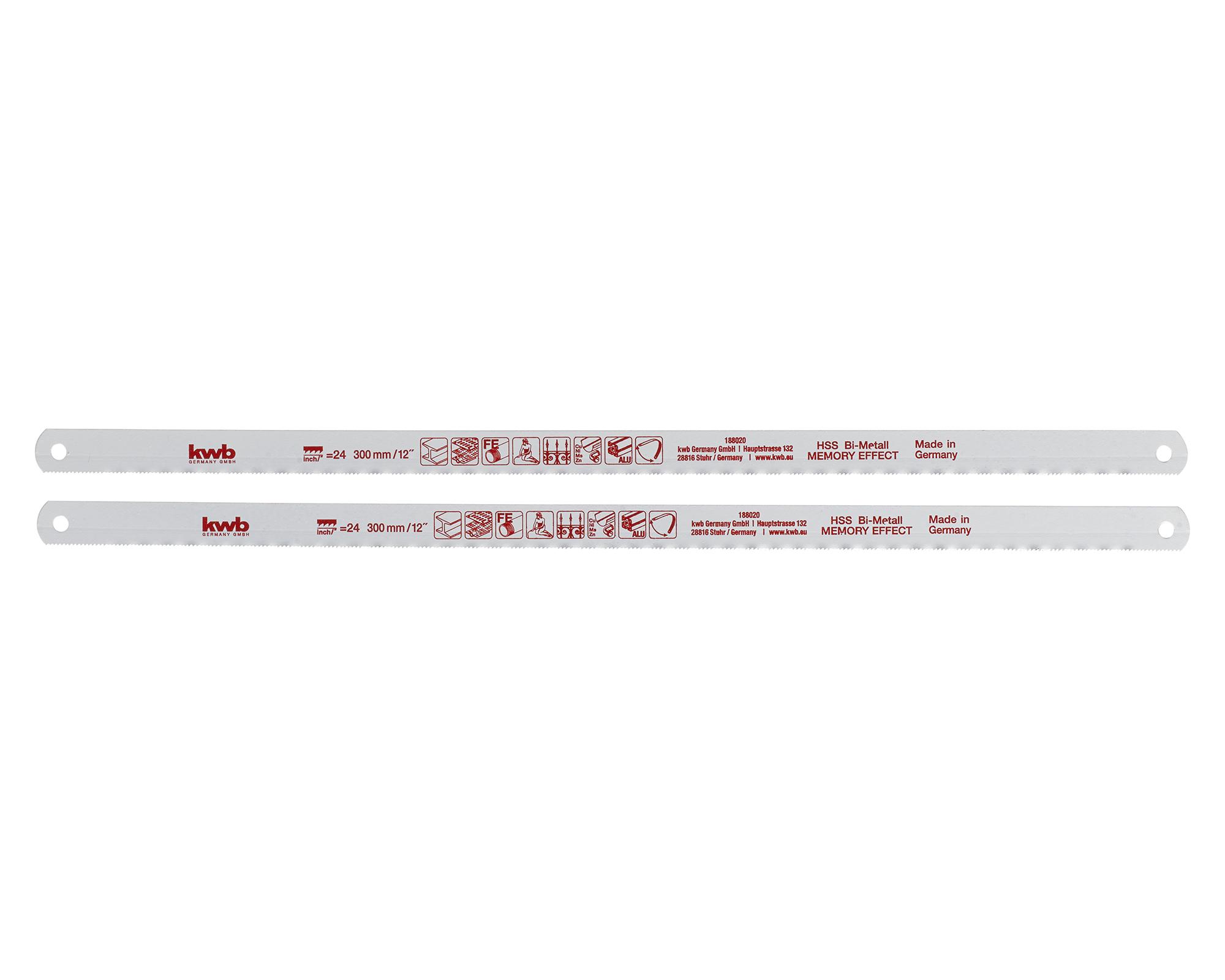 Set 2 hojas sierra metal 24D/300 mm-0
